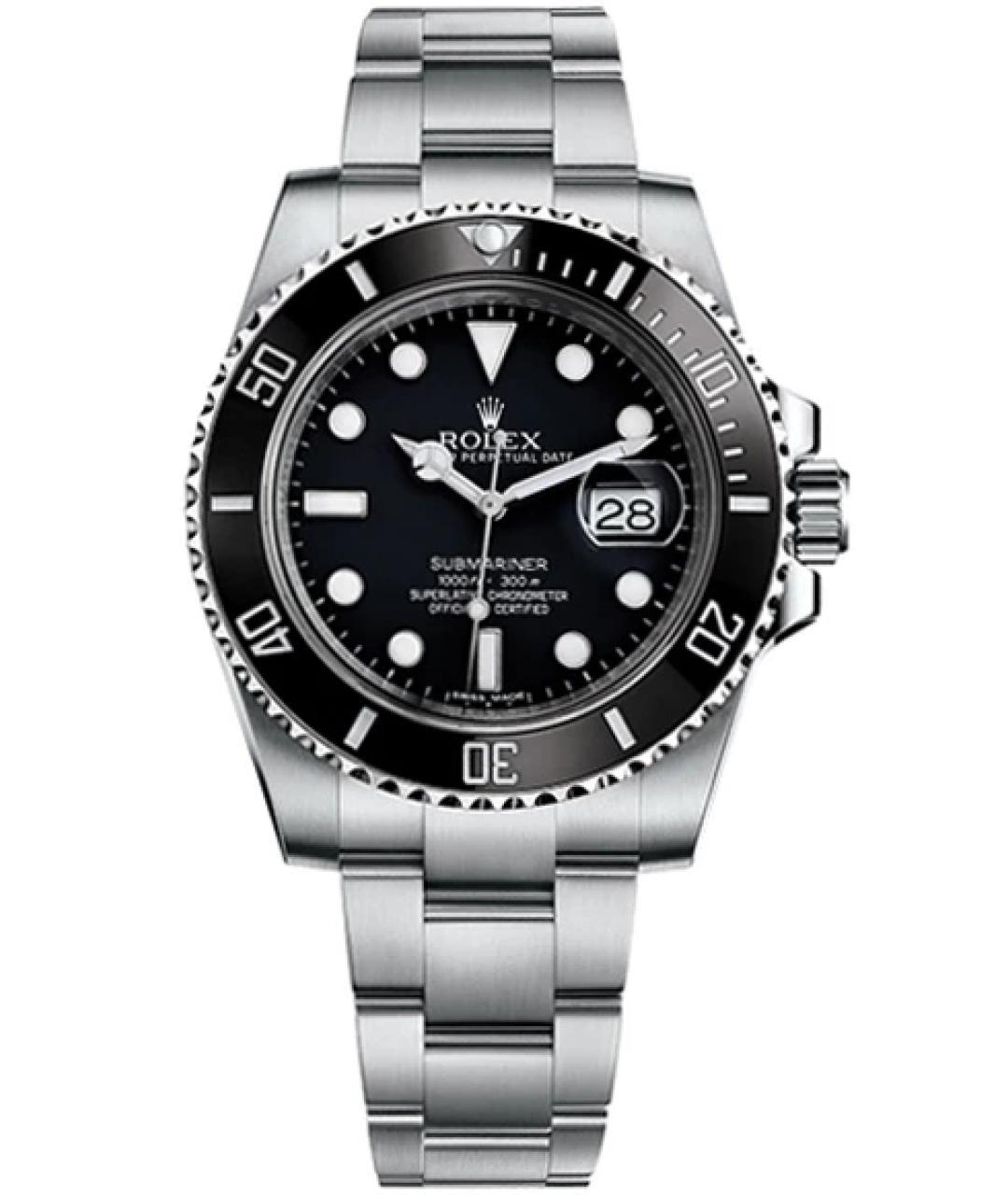ROLEX Черные часы, фото 1