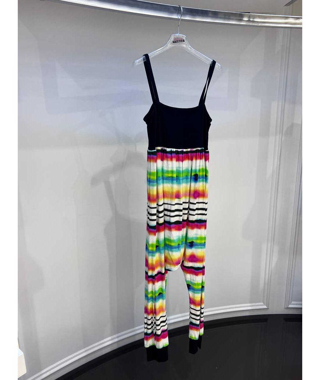 JEAN PAUL GAULTIER Мульти вискозный комбинезон, фото 2