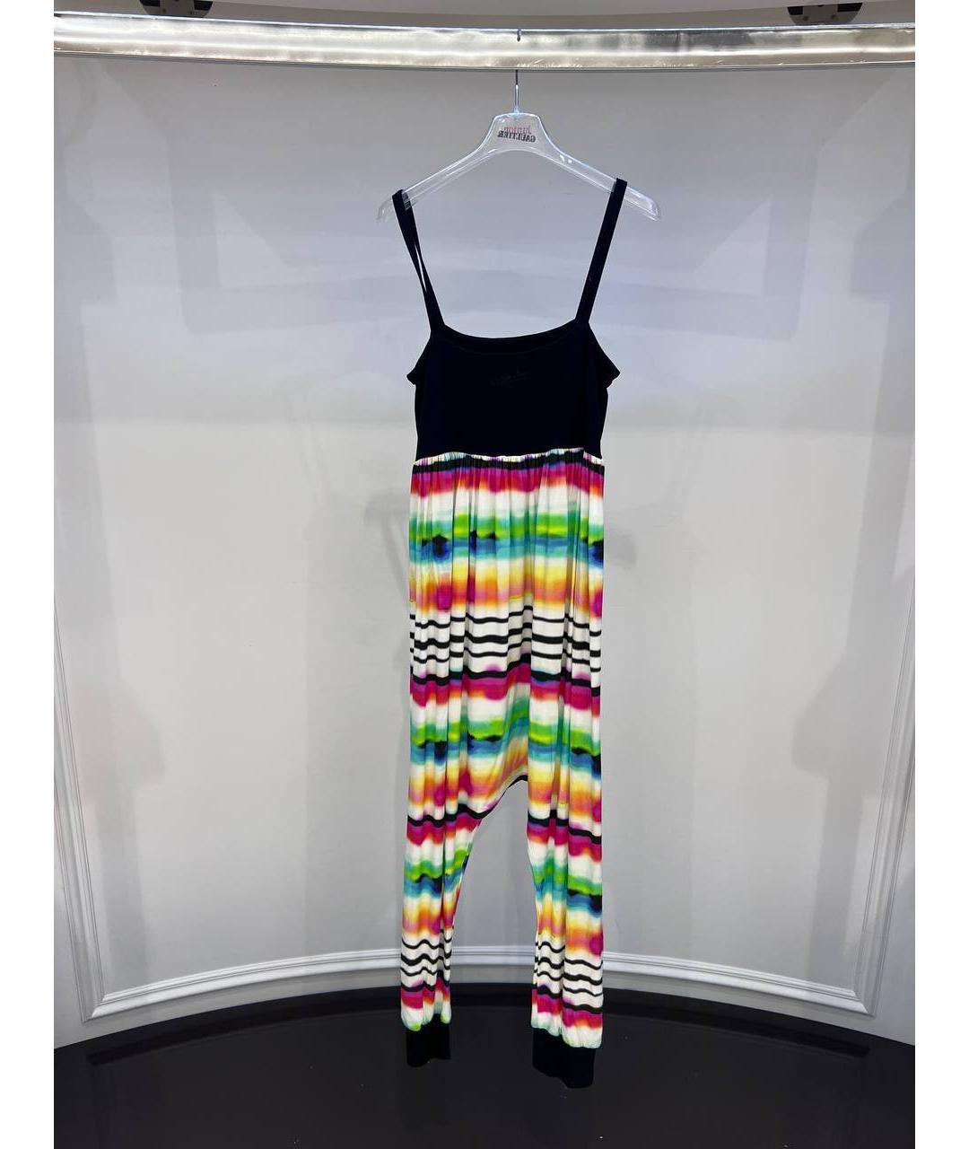 JEAN PAUL GAULTIER Мульти вискозный комбинезон, фото 3