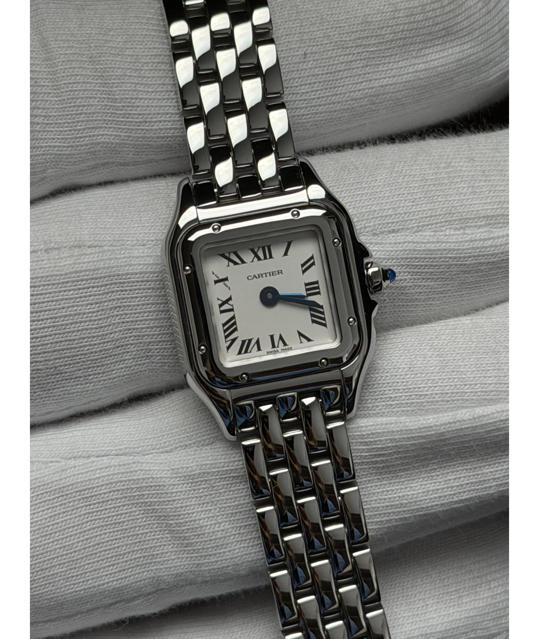 CARTIER Белые часы, фото 3