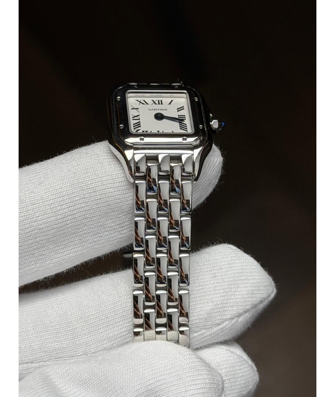 CARTIER Белые часы, фото 6