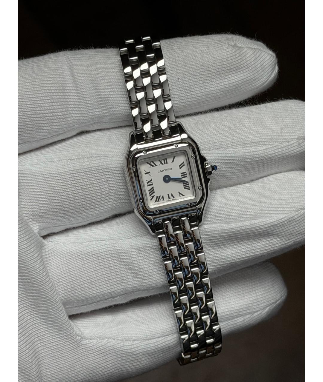 CARTIER Белые часы, фото 2