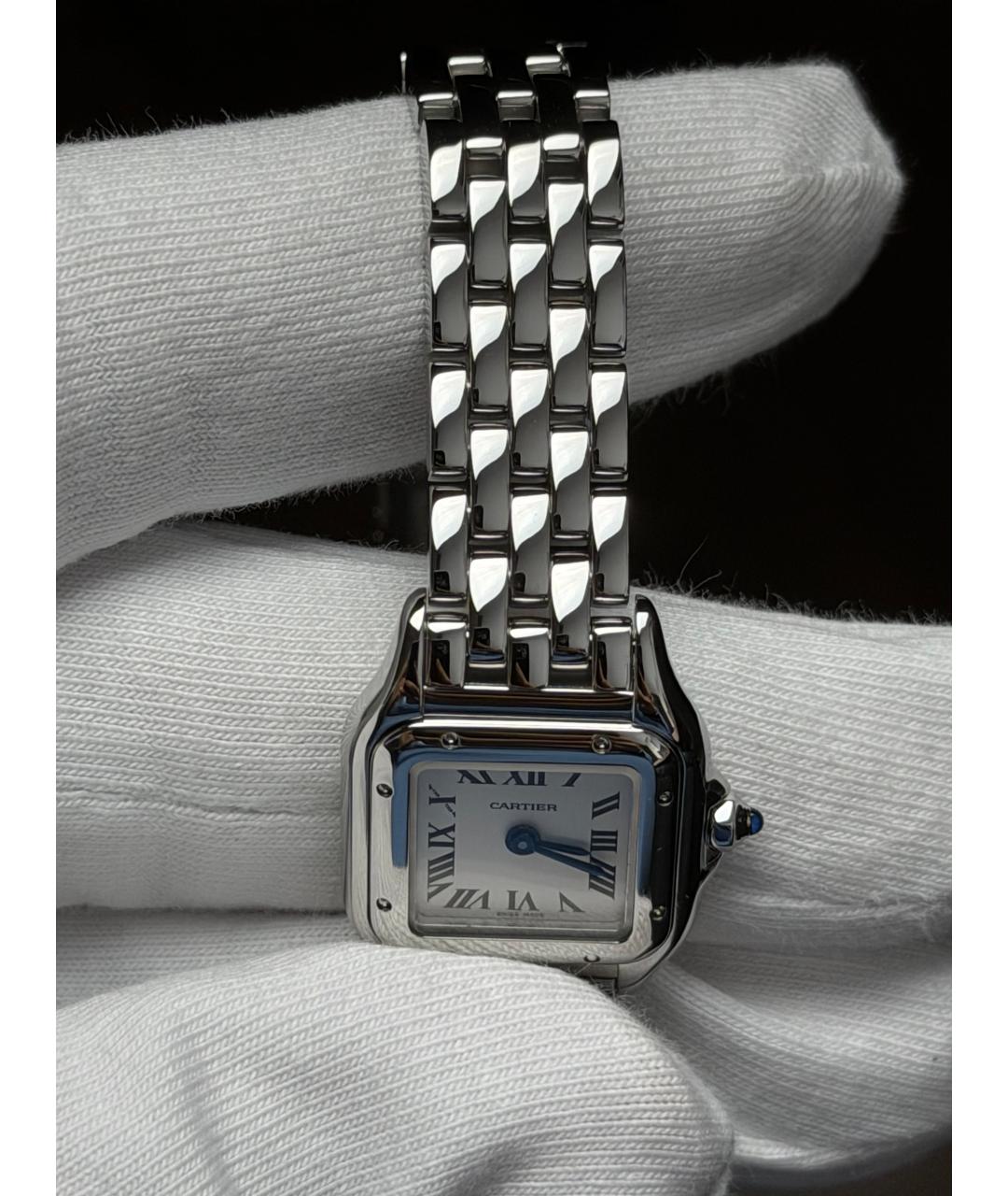 CARTIER Белые часы, фото 7