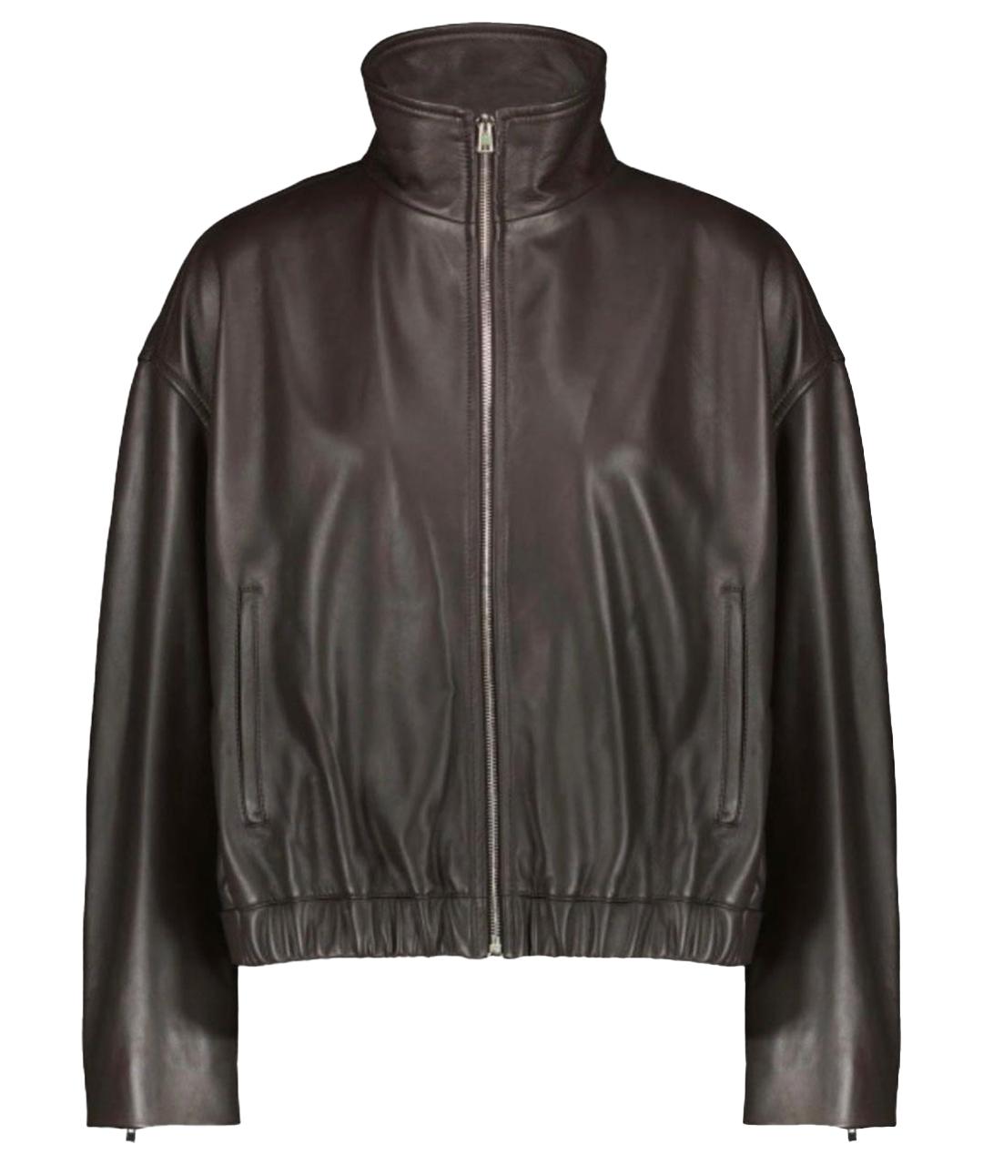 YVES SALOMON Коричневая кожаная куртка, фото 1
