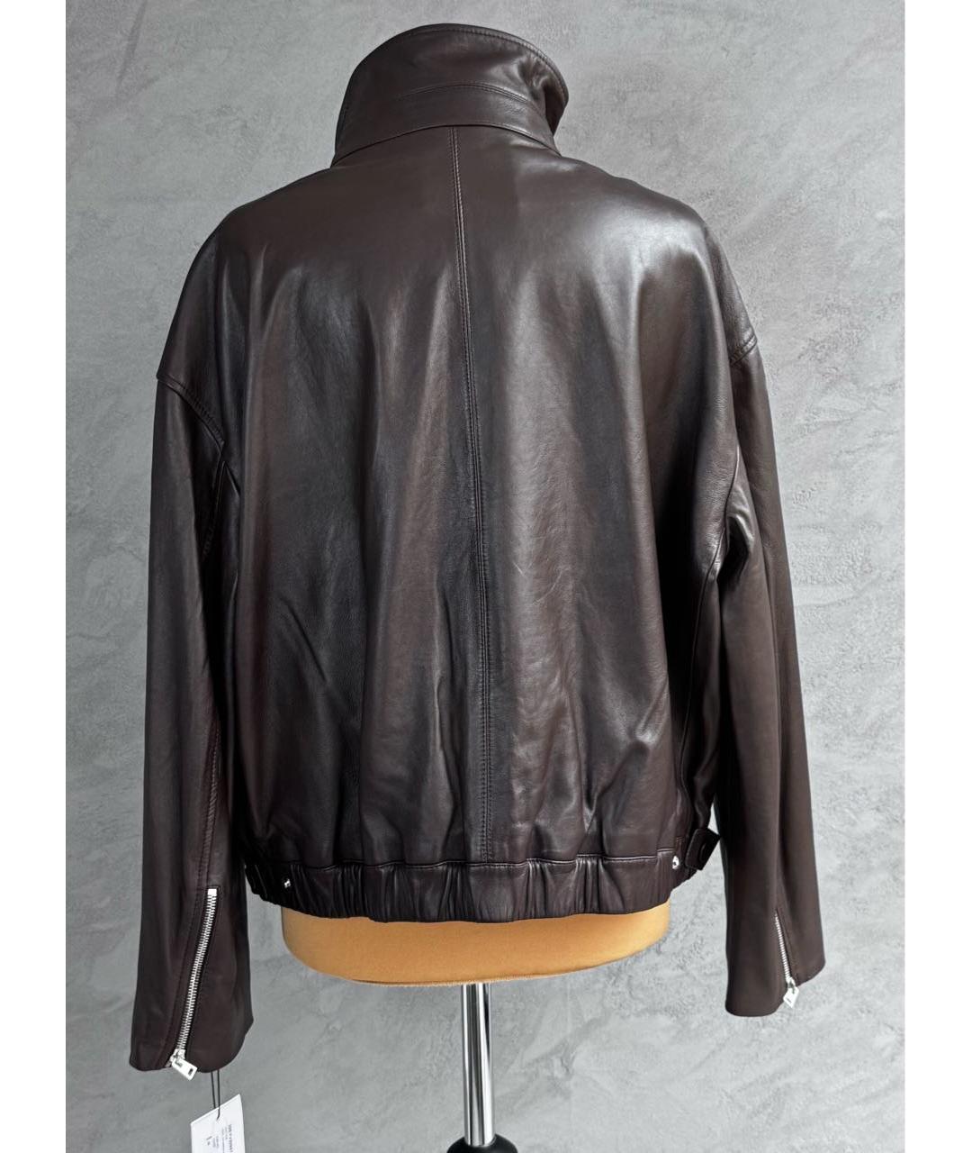 YVES SALOMON Коричневая кожаная куртка, фото 5