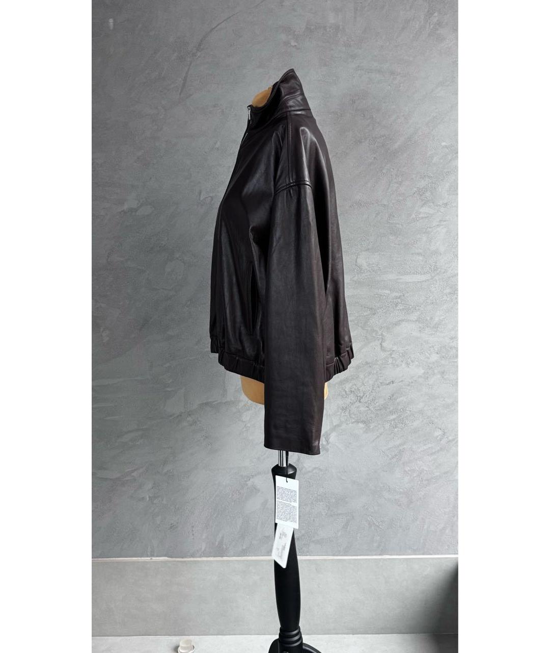 YVES SALOMON Коричневая кожаная куртка, фото 4