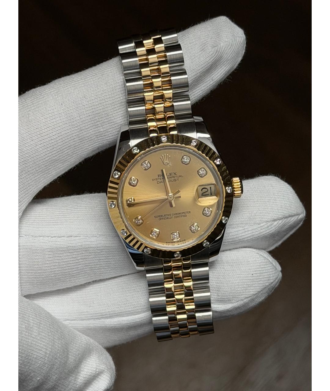 ROLEX Золотые часы из желтого золота, фото 2