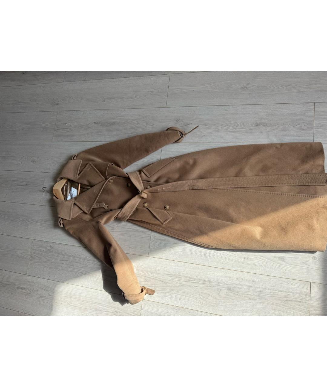 MAX MARA Бежевое кашемировое пальто, фото 4