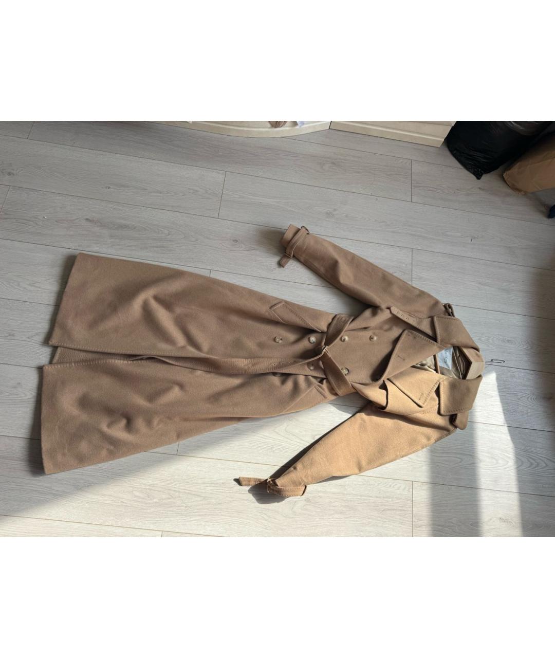 MAX MARA Бежевое кашемировое пальто, фото 2