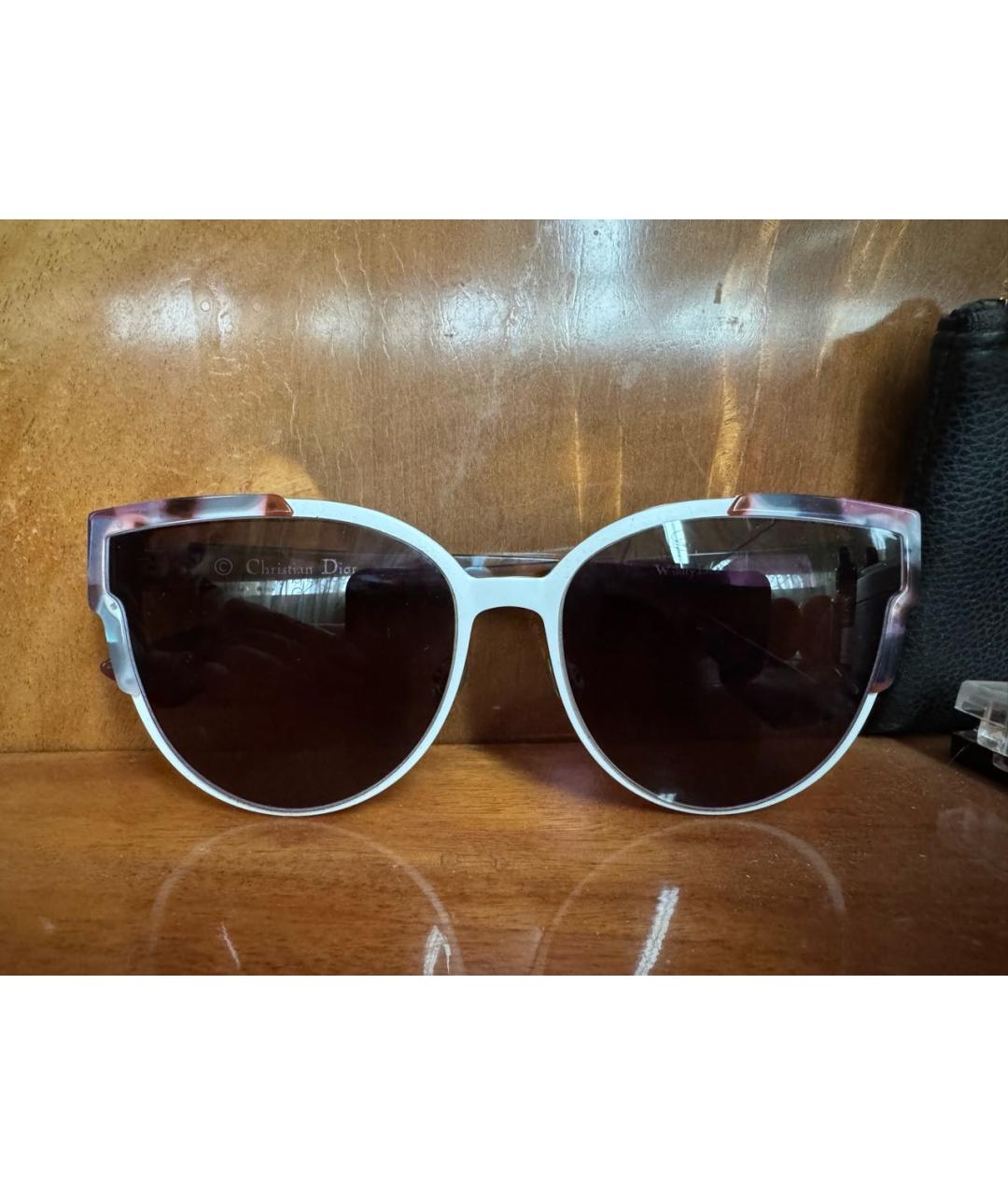 CHRISTIAN DIOR Мульти пластиковые солнцезащитные очки, фото 5