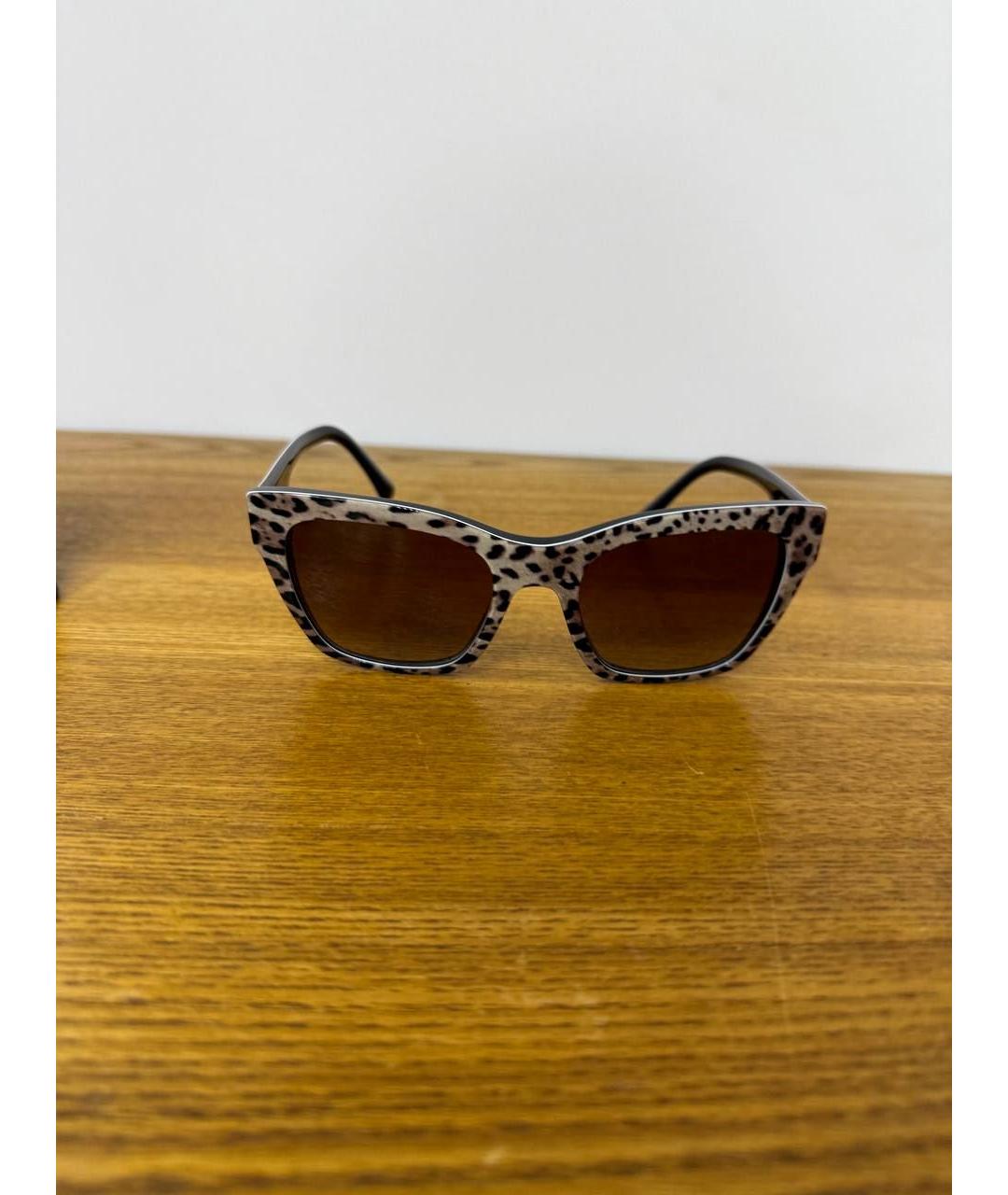 DOLCE&GABBANA Мульти пластиковые солнцезащитные очки, фото 3