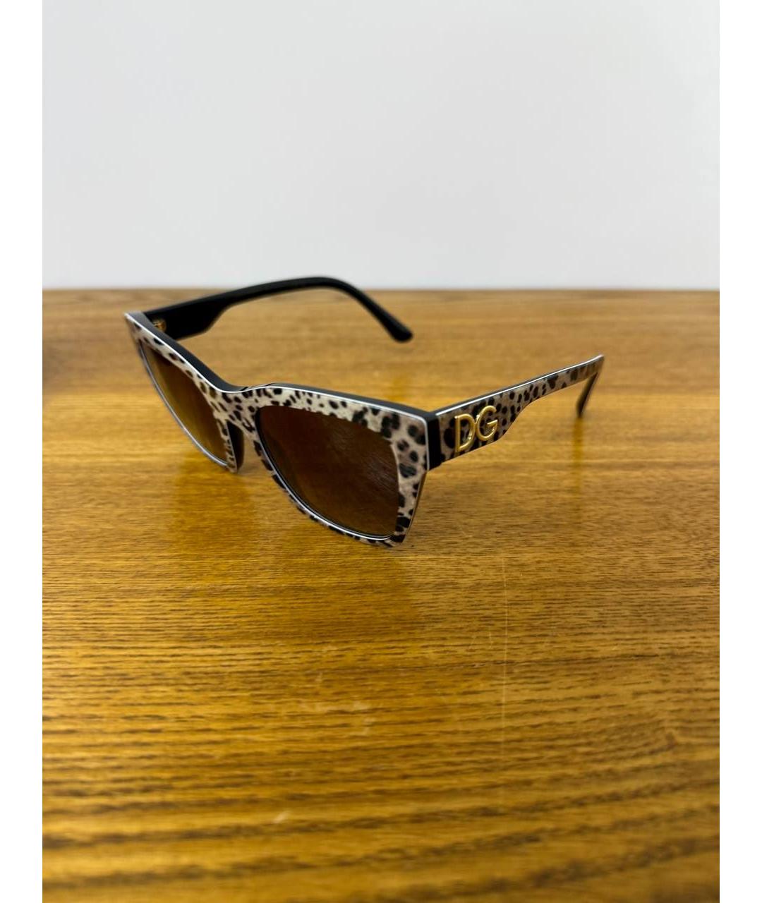 DOLCE&GABBANA Мульти пластиковые солнцезащитные очки, фото 4