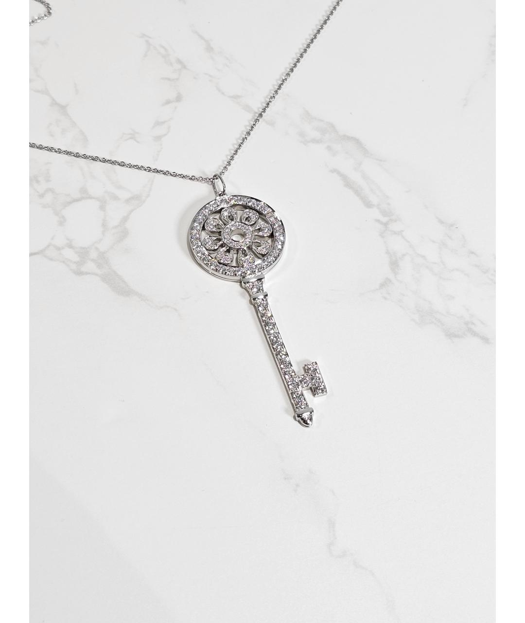 TIFFANY&CO Серебряное платиновое колье, фото 2