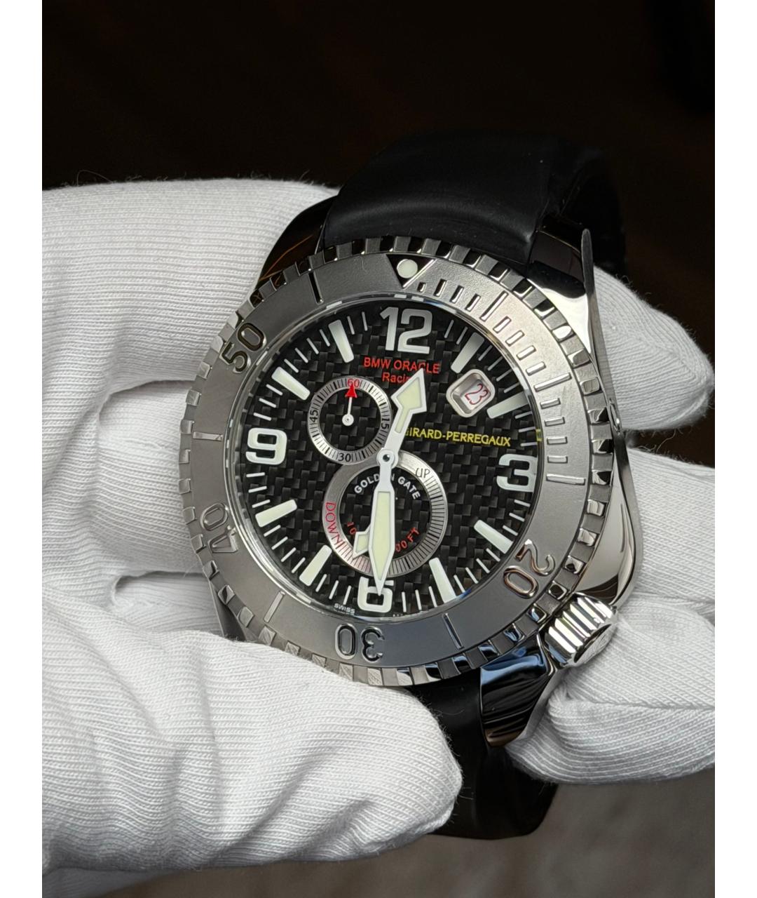 GIRARD PERREGAUX Черные часы, фото 3