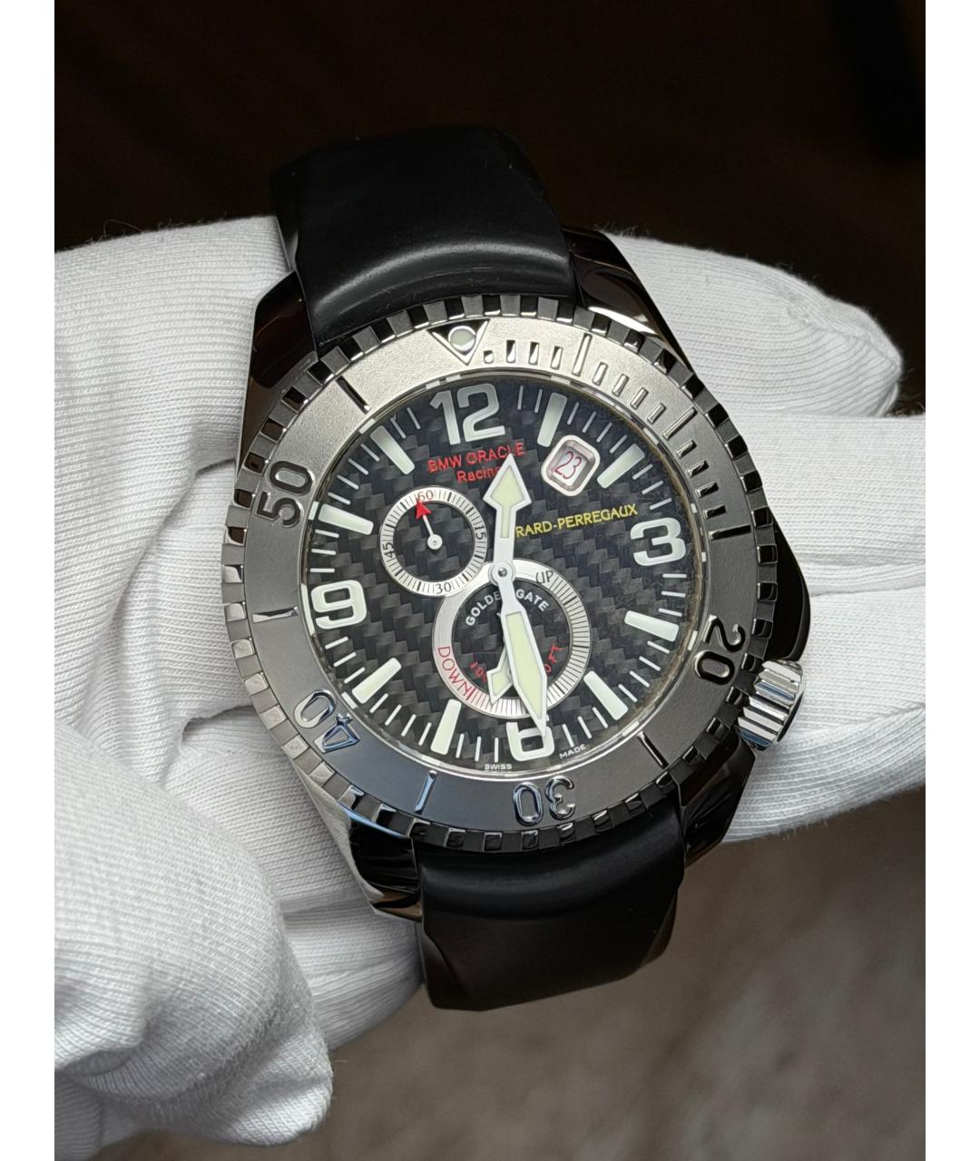 GIRARD PERREGAUX Черные часы, фото 2