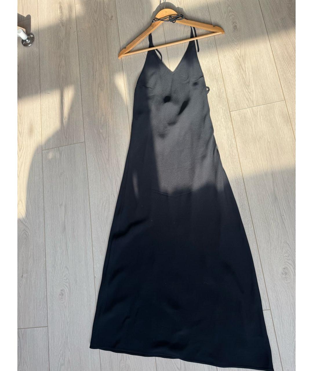 PRADA Темно-синее вискозное вечернее платье, фото 5