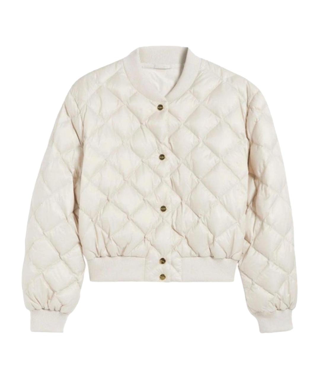 MAX MARA THE CUBE Бежевая полиамидовая куртка, фото 1