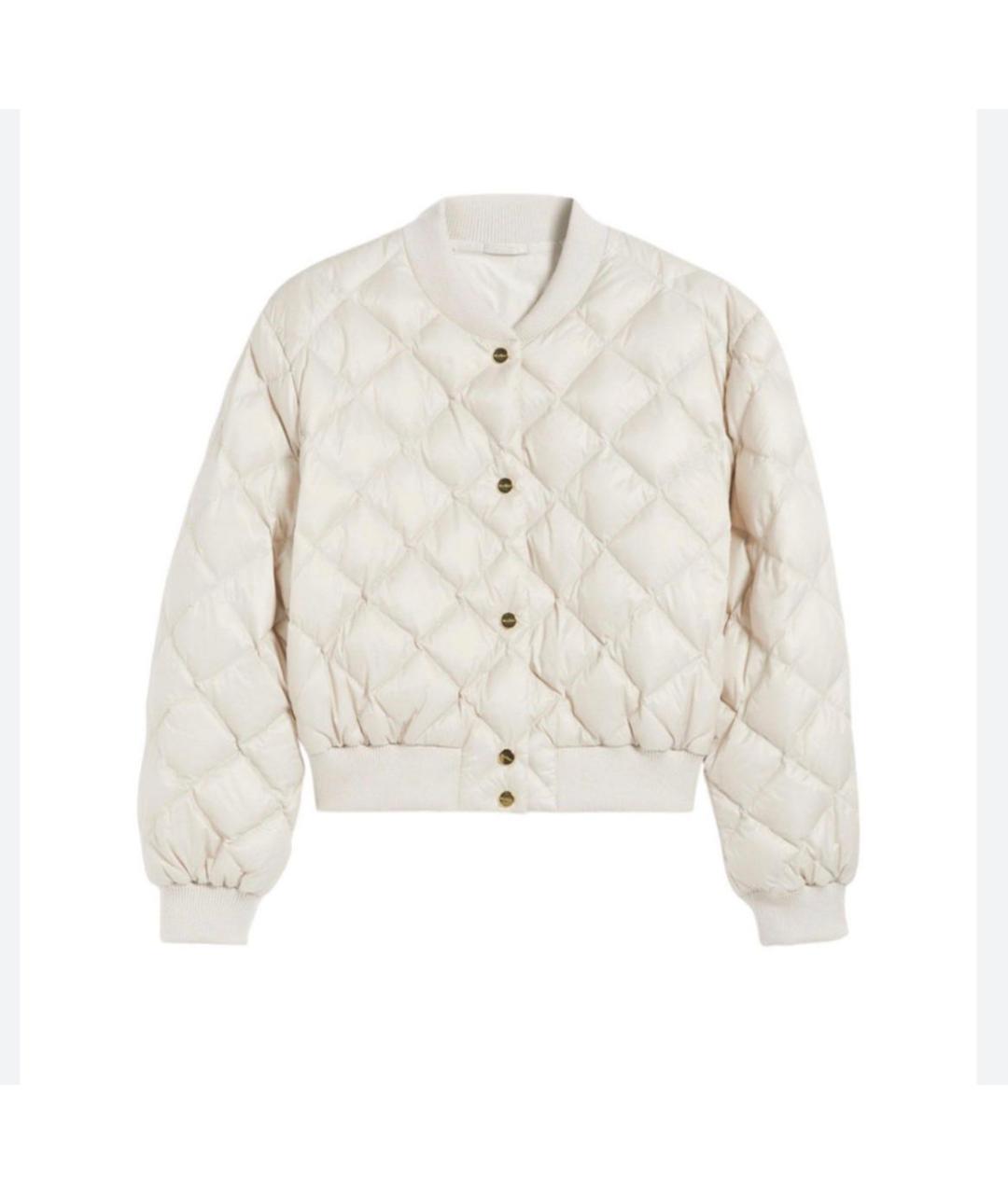 MAX MARA THE CUBE Бежевая полиамидовая куртка, фото 8