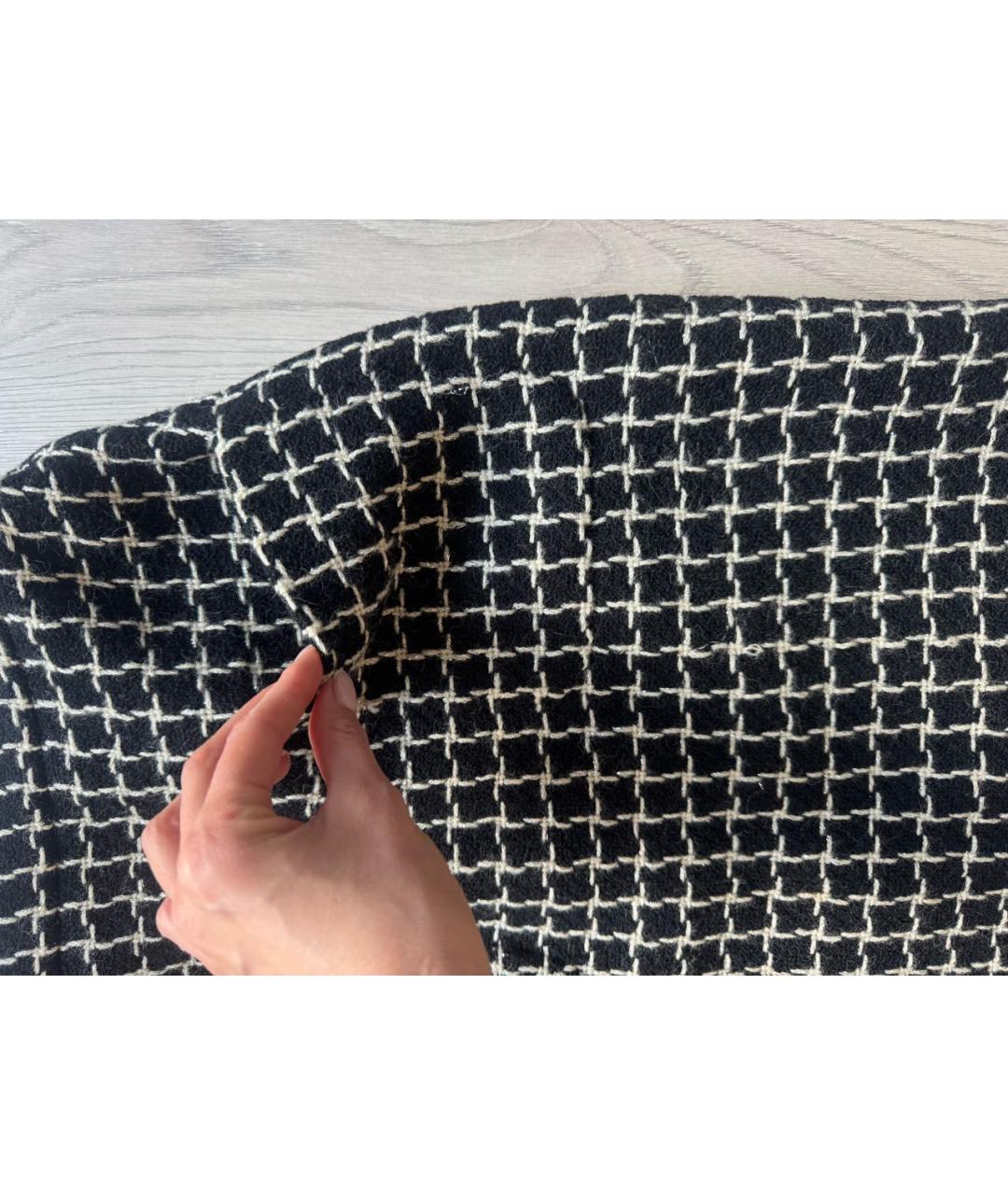 CHANEL Бежевая шерстяная юбка миди, фото 4