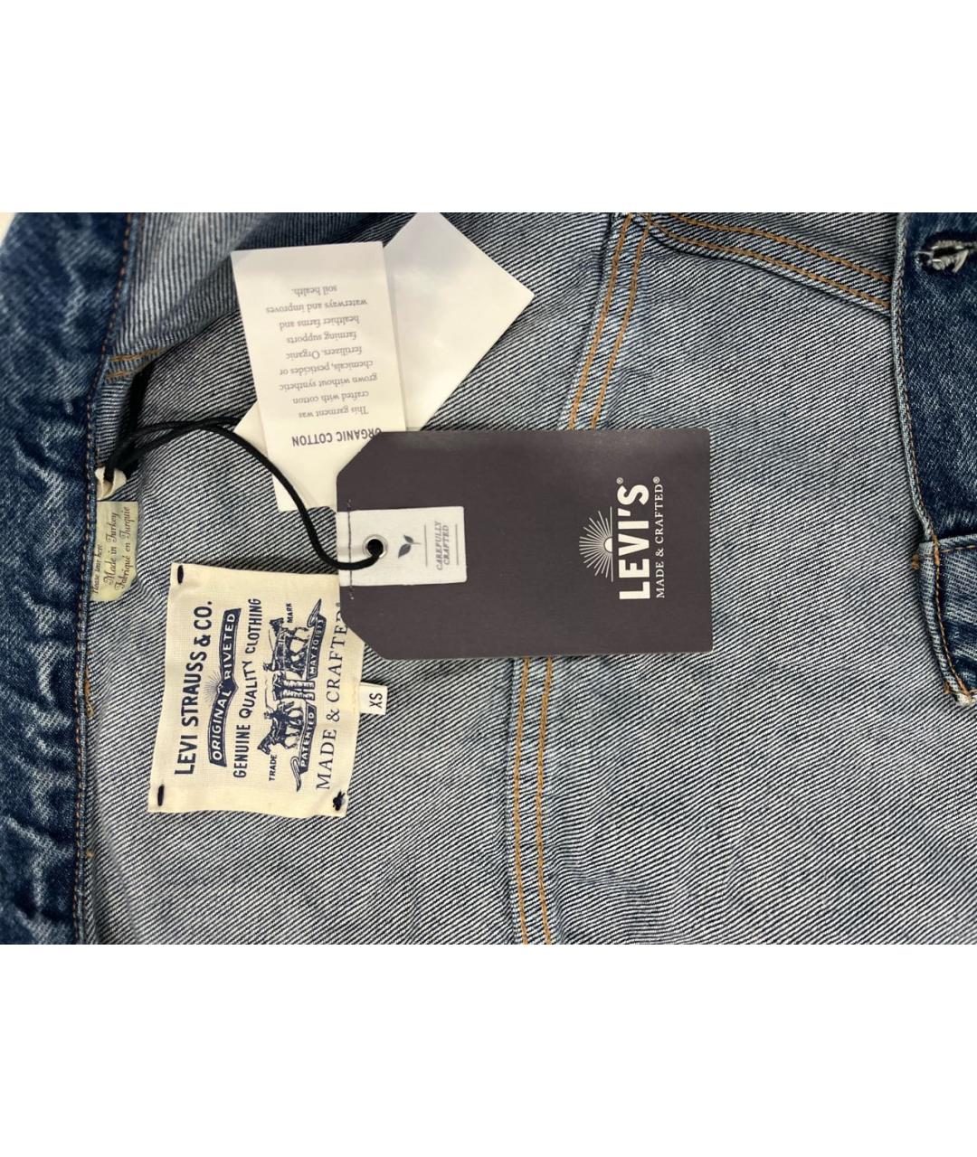 LEVI'S Синяя деним куртка, фото 3