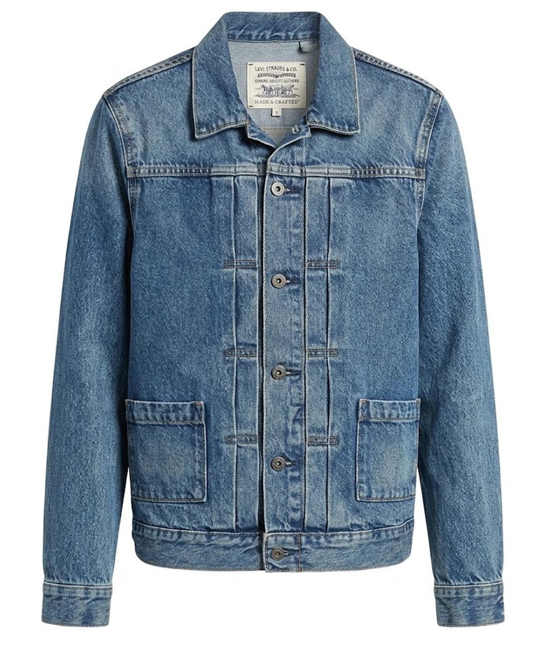 LEVI'S Синяя деним куртка, фото 1