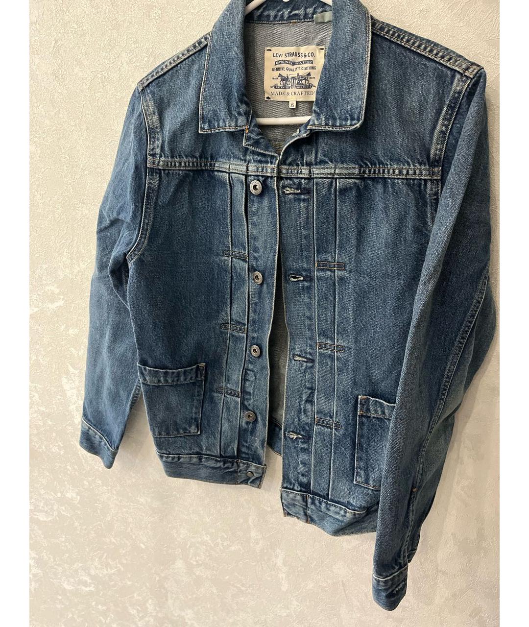 LEVI'S Синяя деним куртка, фото 7