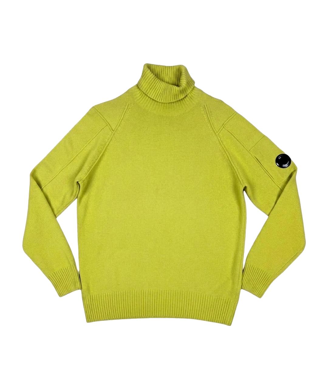 CP COMPANY Зеленая шерстяная водолазка, фото 1