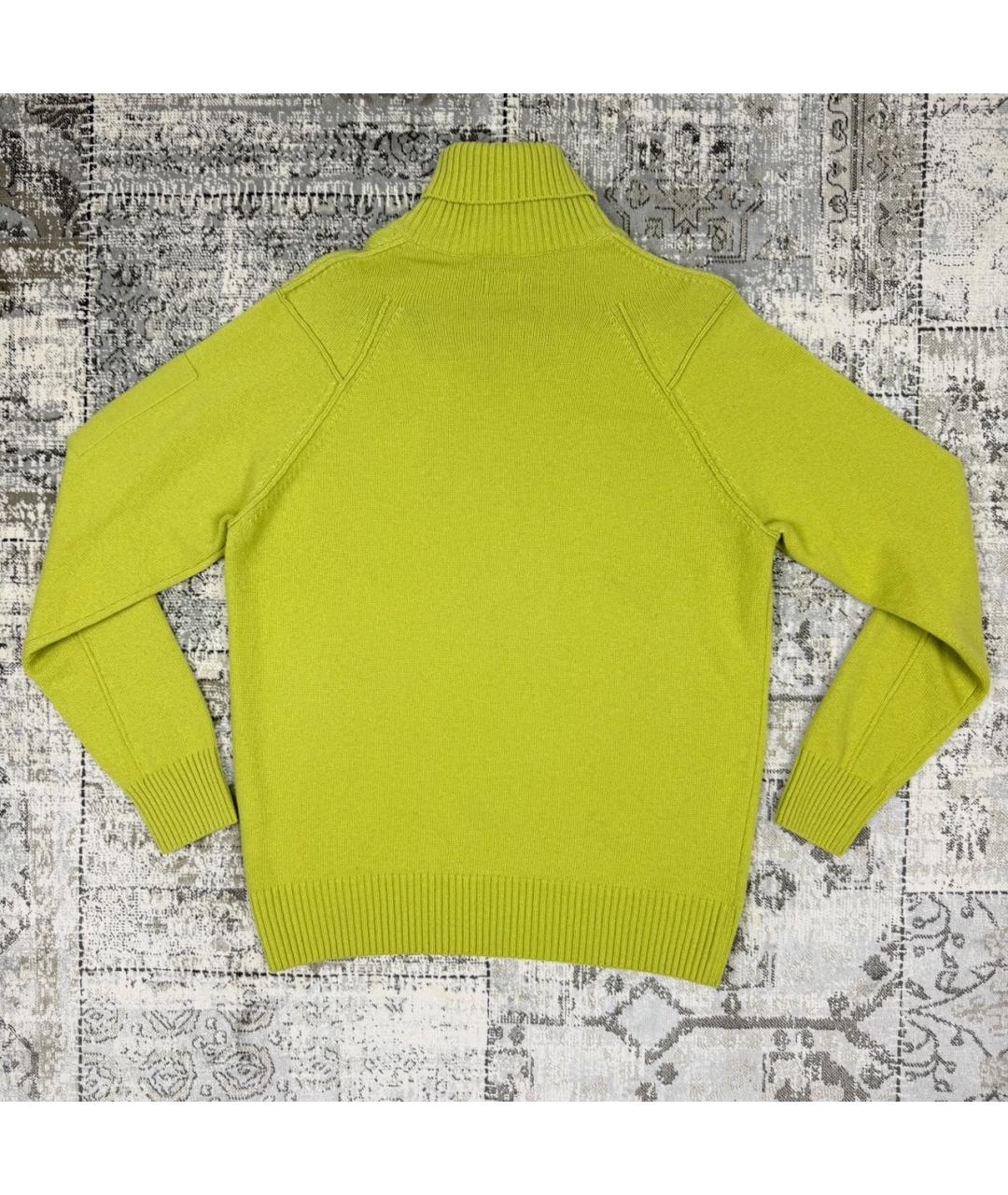 CP COMPANY Зеленая шерстяная водолазка, фото 2