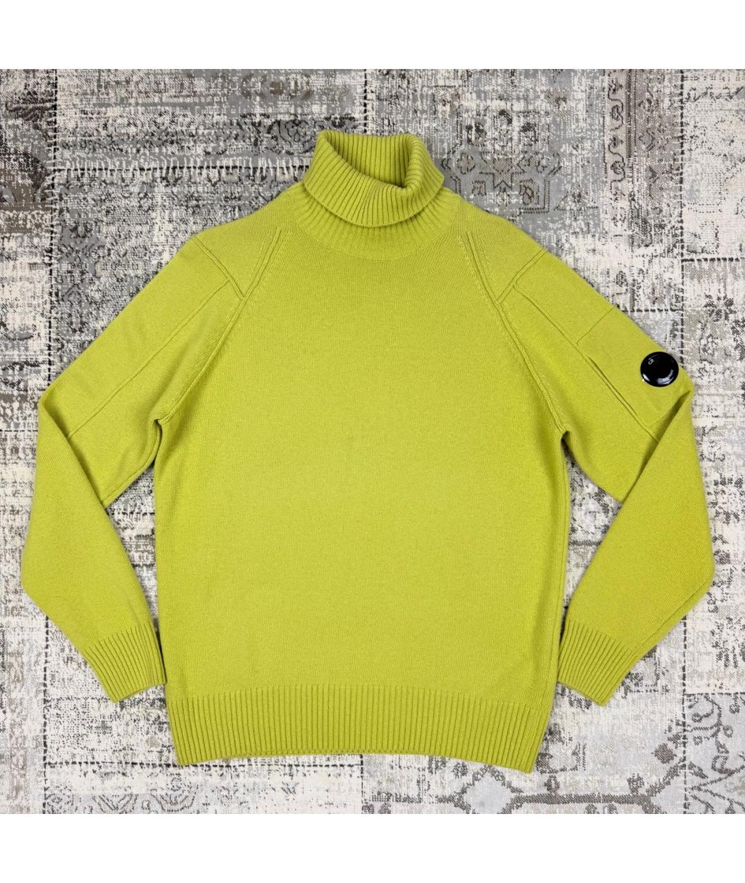 CP COMPANY Зеленая шерстяная водолазка, фото 8