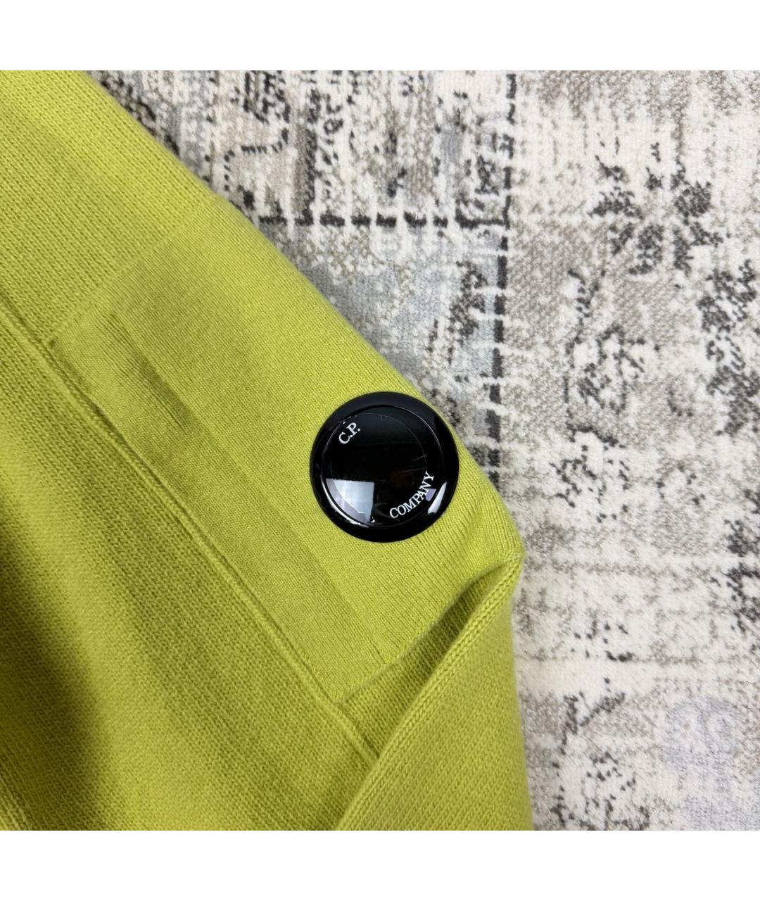 CP COMPANY Зеленая шерстяная водолазка, фото 3
