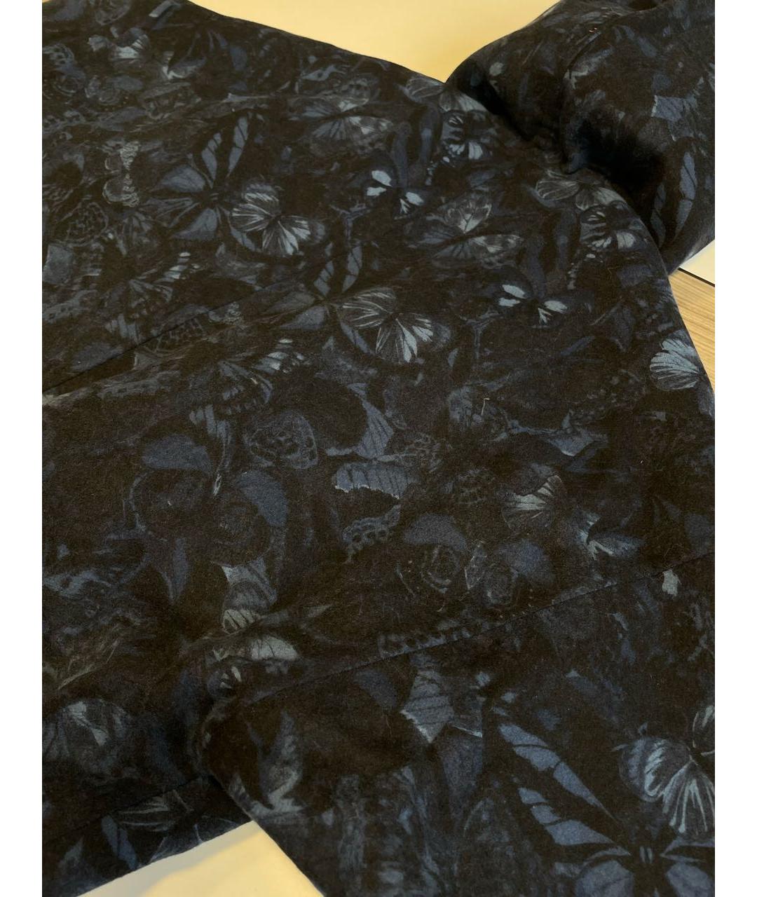 VALENTINO Темно-синее шерстяное пальто, фото 6