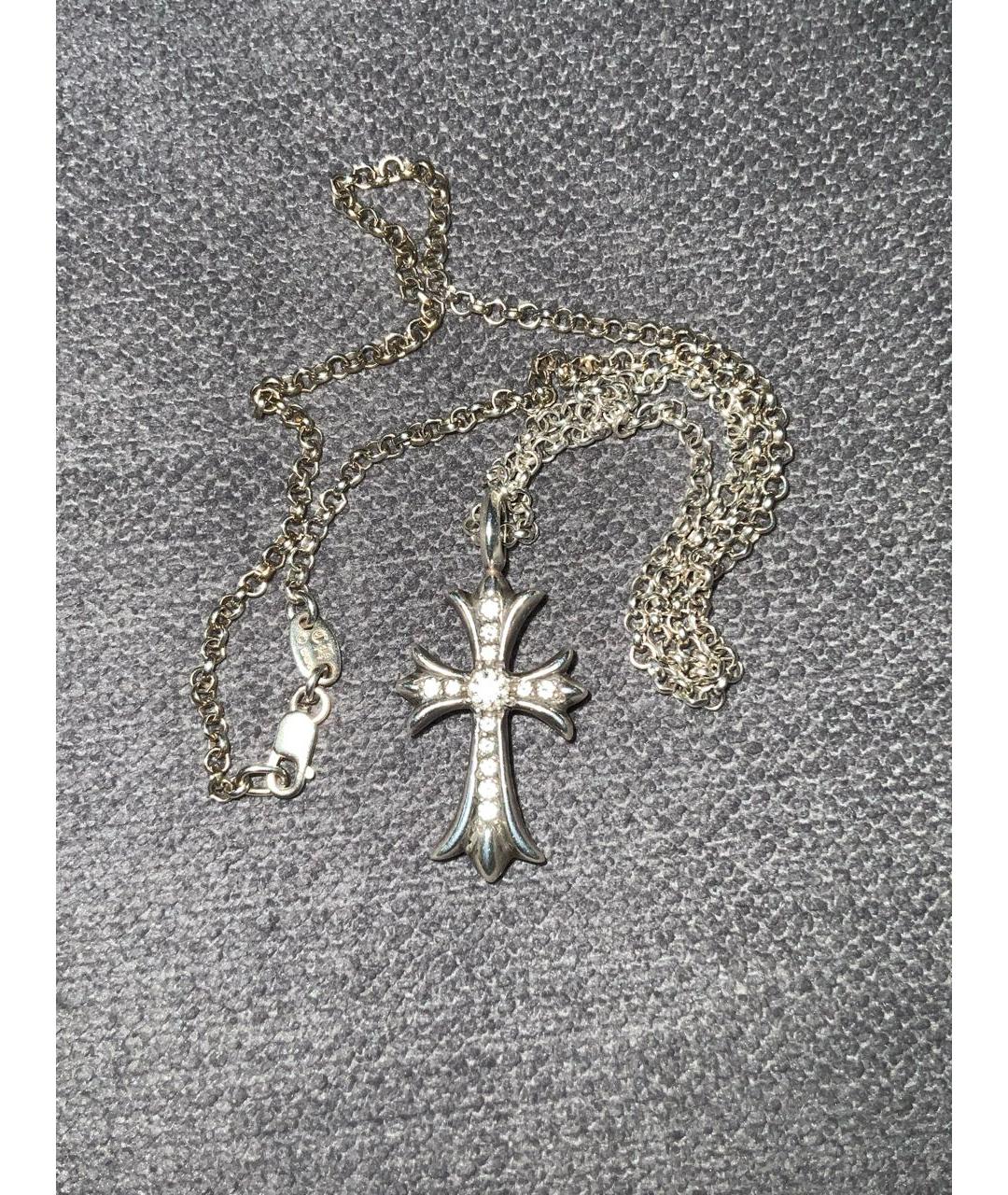 CHROME HEARTS Серебряная серебряная цепочка/подвеска, фото 5