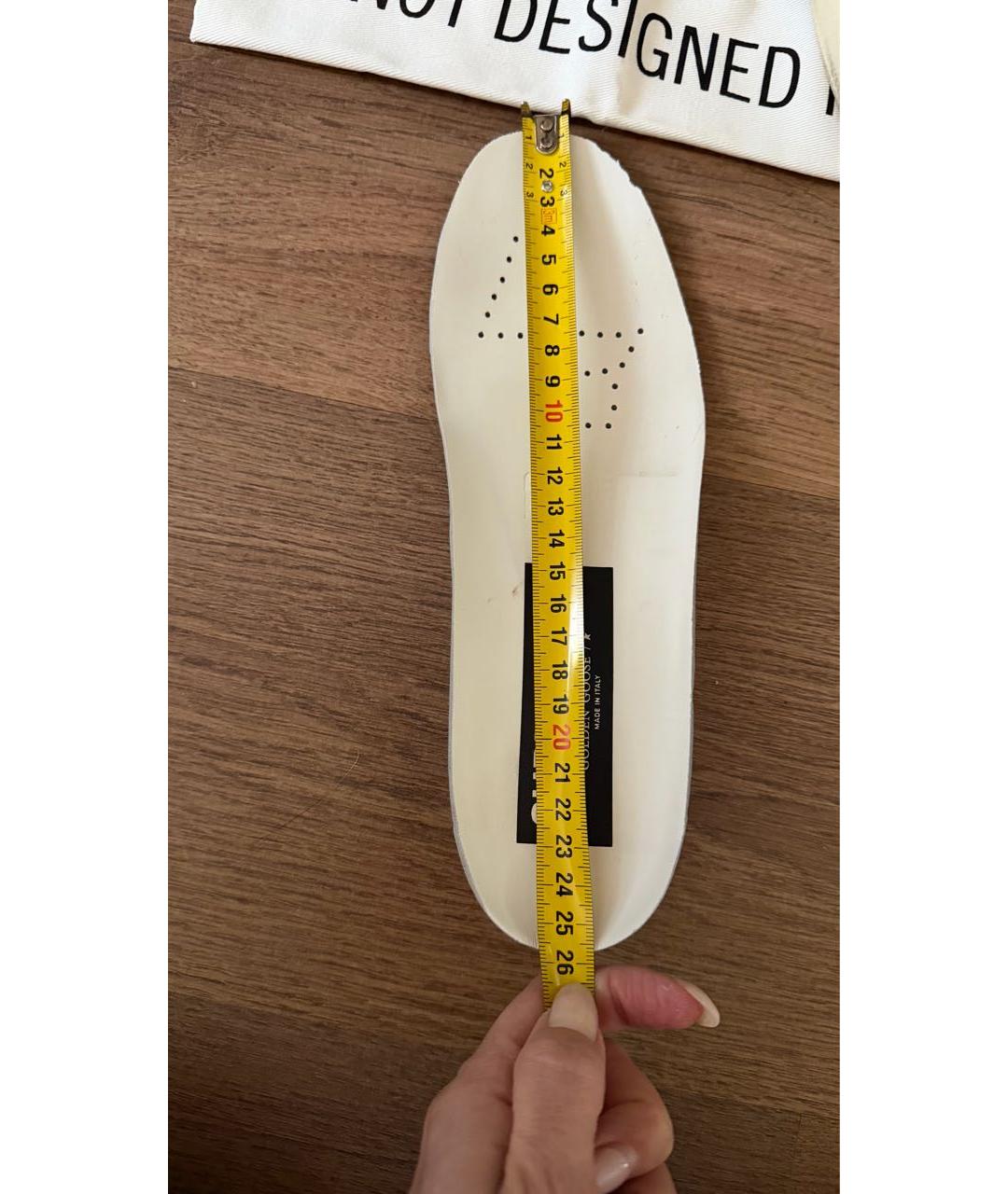 GOLDEN GOOSE DELUXE BRAND Бежевые замшевые кеды, фото 4