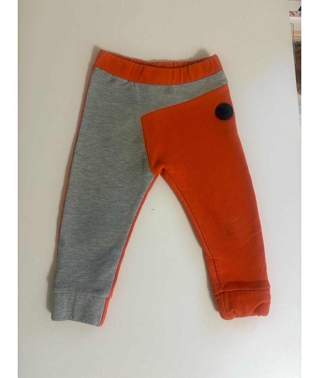 KENZO Оранжевое хлопковые брюки и шорты, фото 7