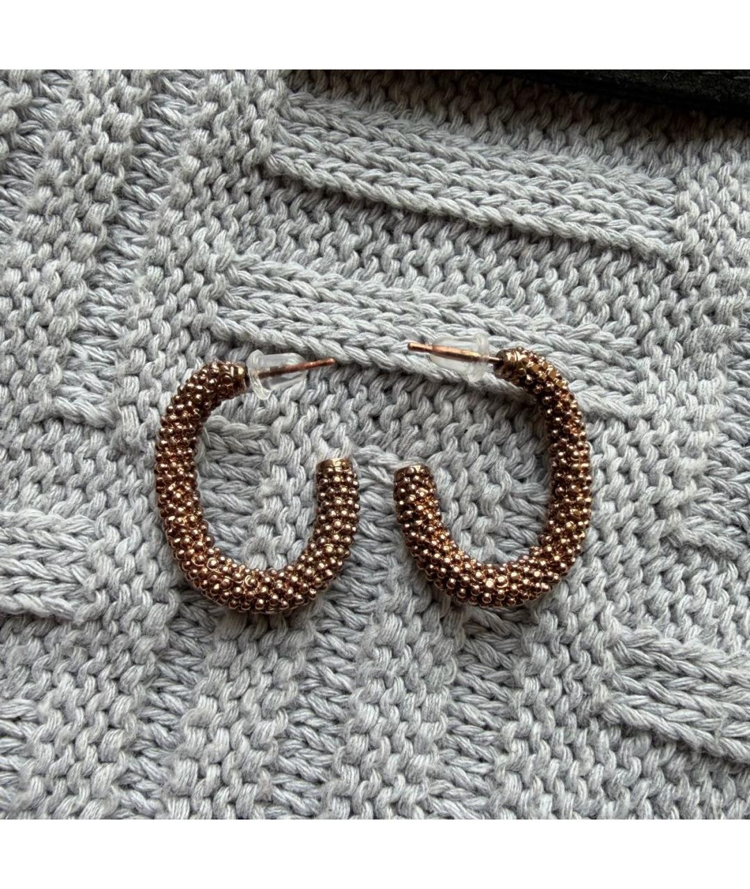 SAINT LAURENT Золотые серьги, фото 7