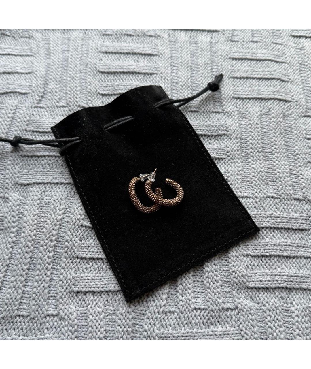 SAINT LAURENT Золотые серьги, фото 2