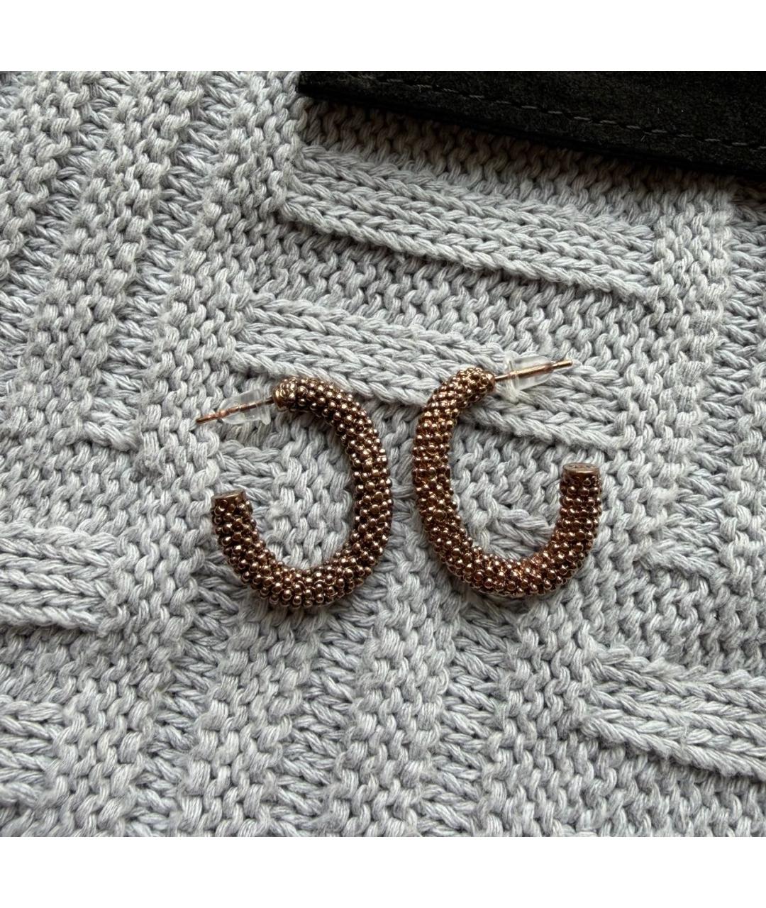 SAINT LAURENT Золотые серьги, фото 8