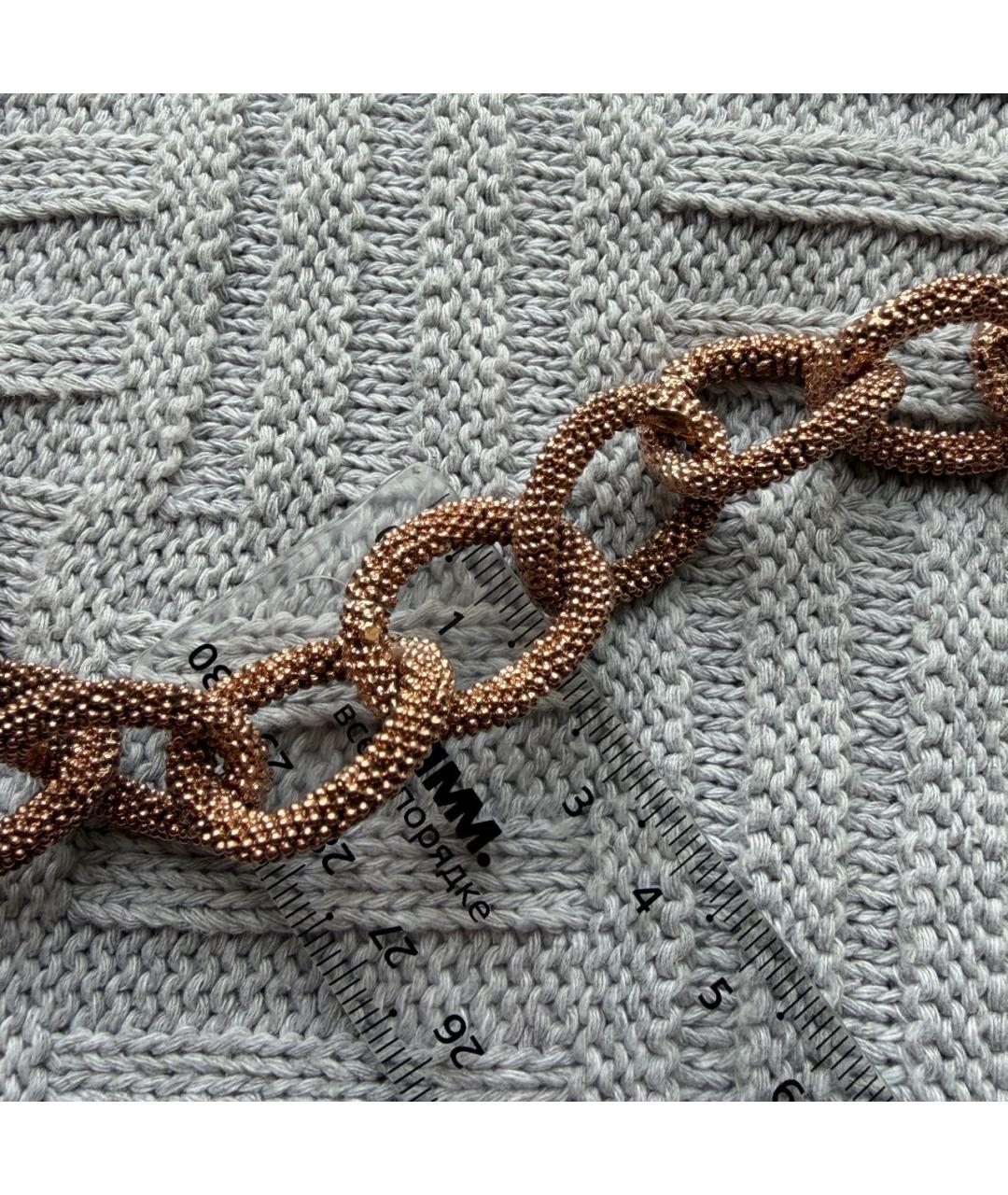 SAINT LAURENT Золотое колье, фото 7