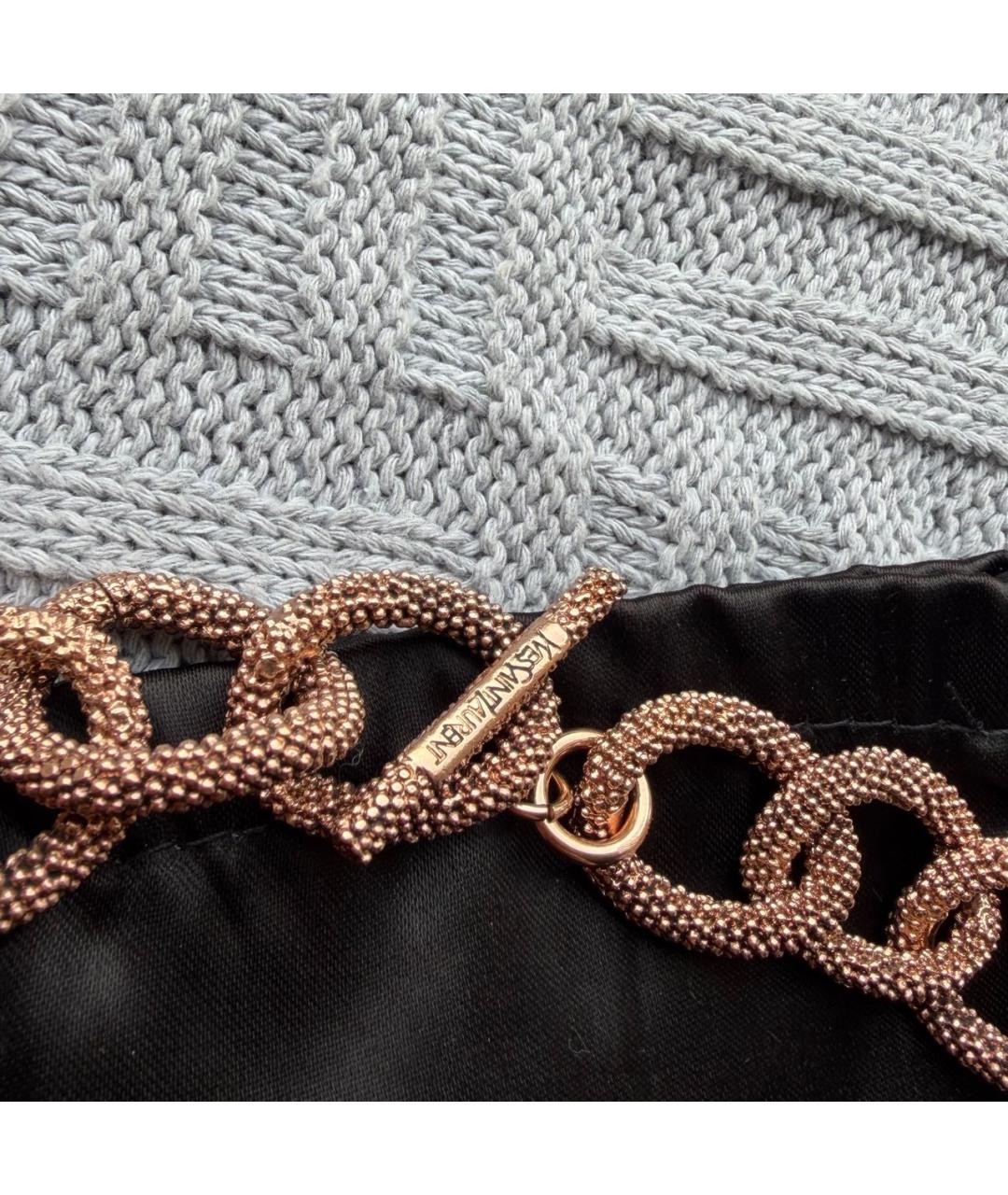 SAINT LAURENT Золотое колье, фото 5