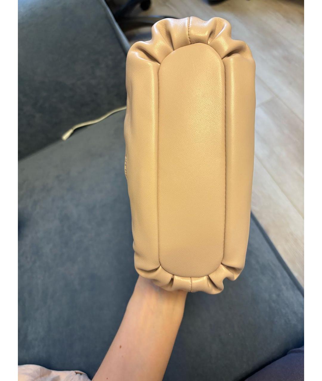 FURLA Розовая кожаная сумка с короткими ручками, фото 5