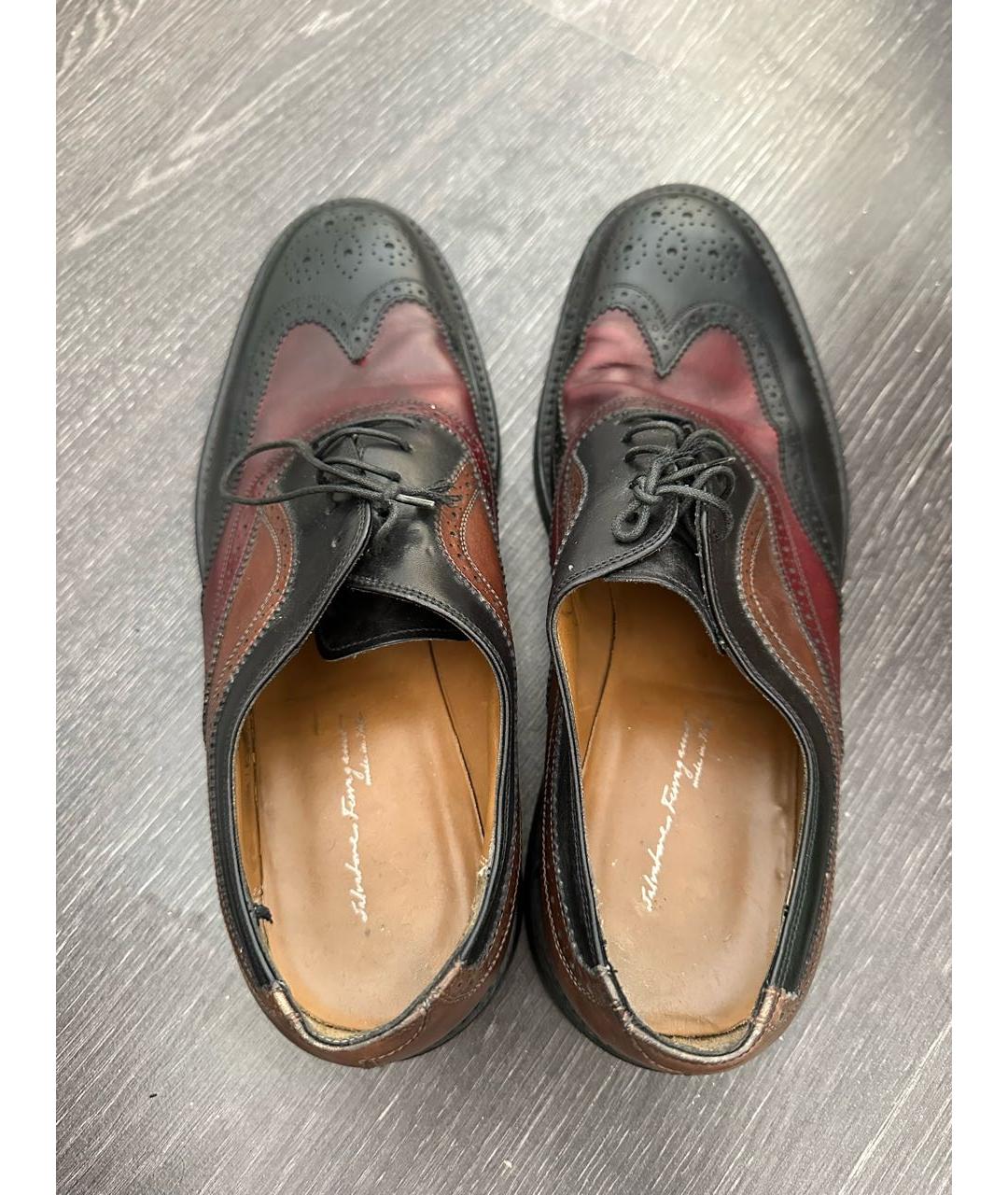 FERRAGAMO Черные туфли из лакированной кожи, фото 2