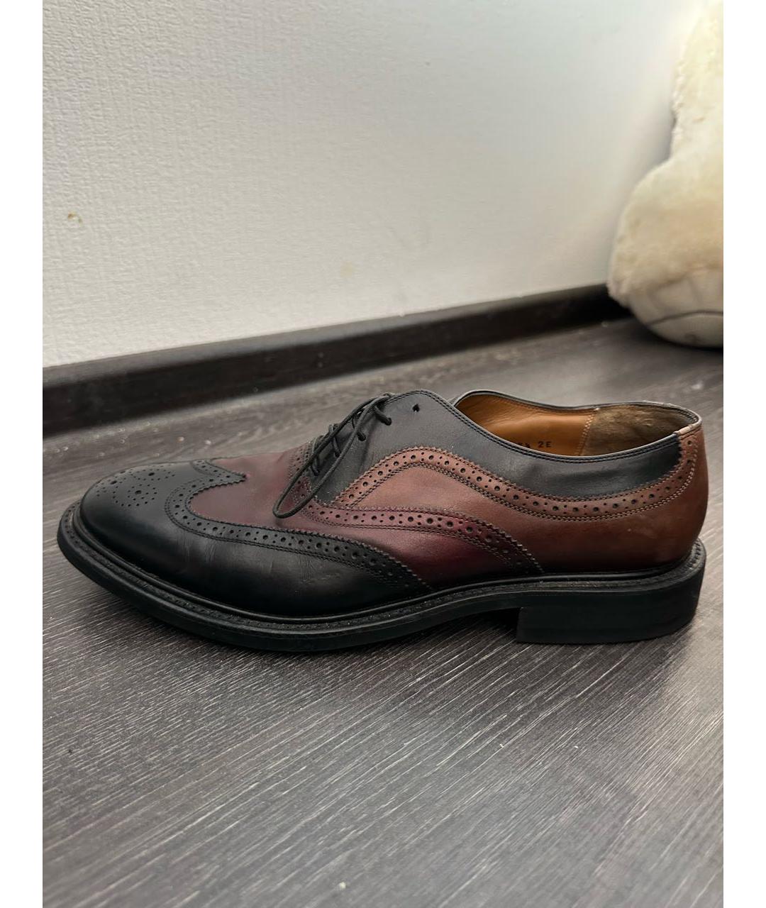 FERRAGAMO Черные туфли из лакированной кожи, фото 4