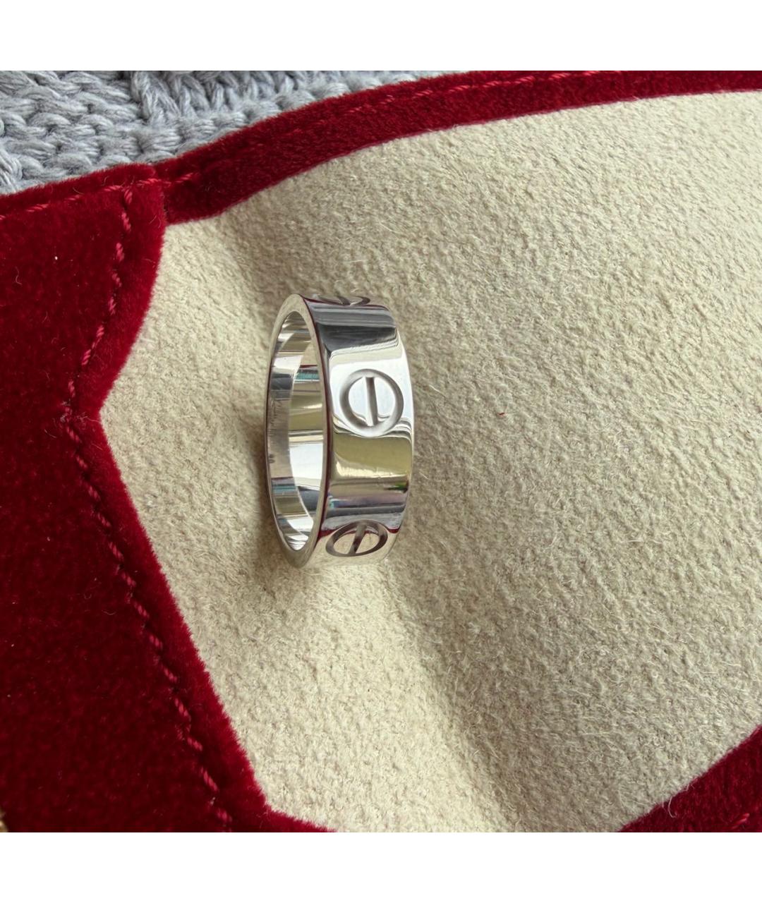CARTIER Серебряное кольцо из белого золота, фото 7