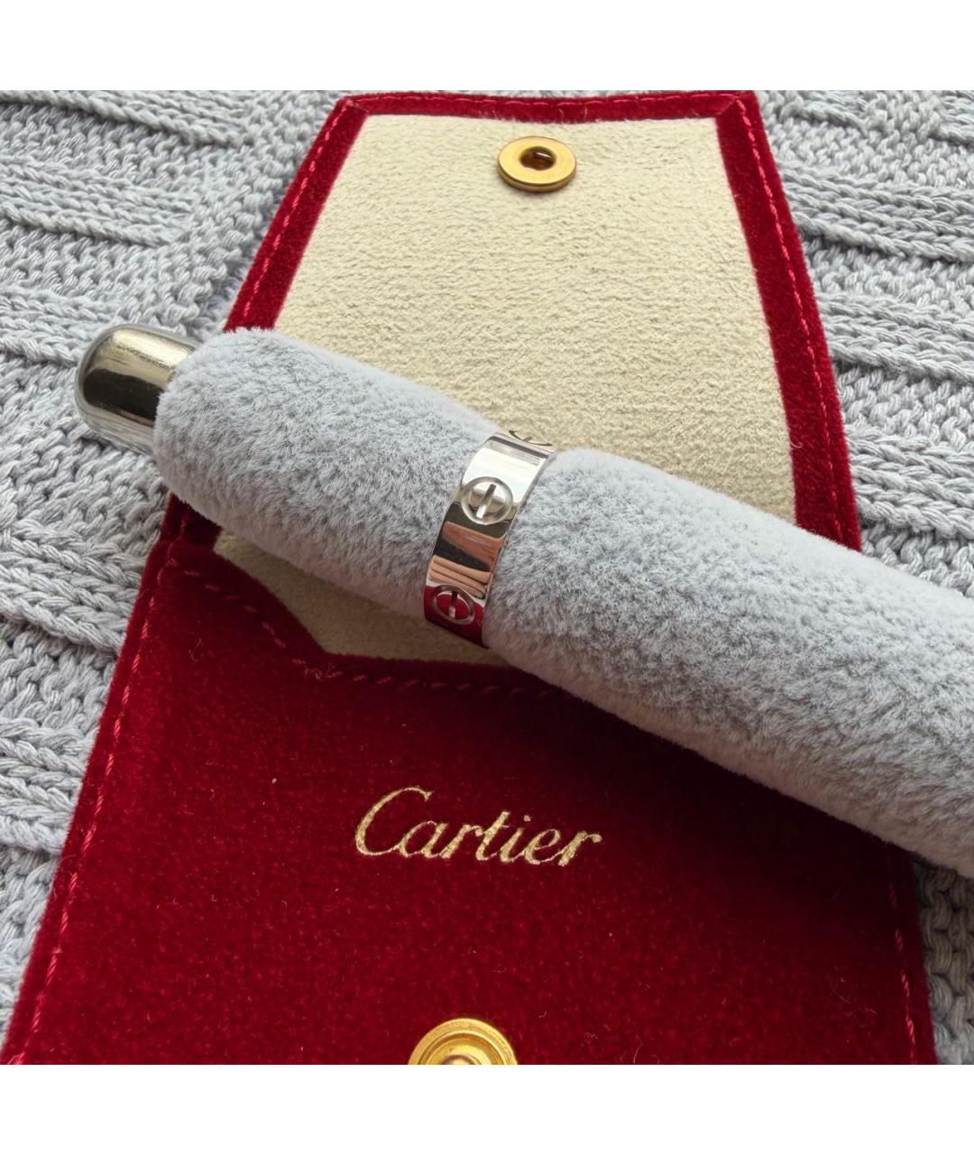CARTIER Серебряное кольцо из белого золота, фото 3