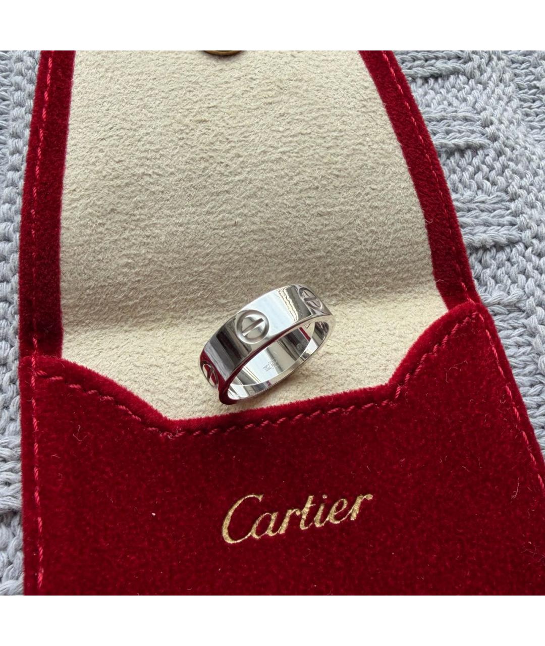 CARTIER Серебряное кольцо из белого золота, фото 2