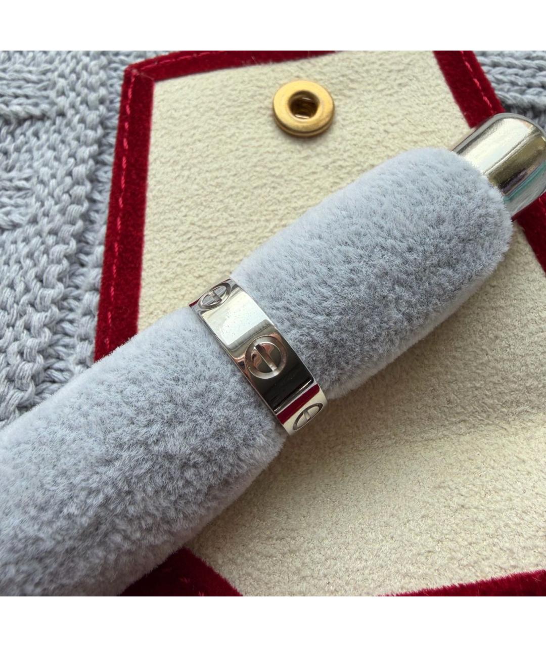 CARTIER Серебряное кольцо из белого золота, фото 4