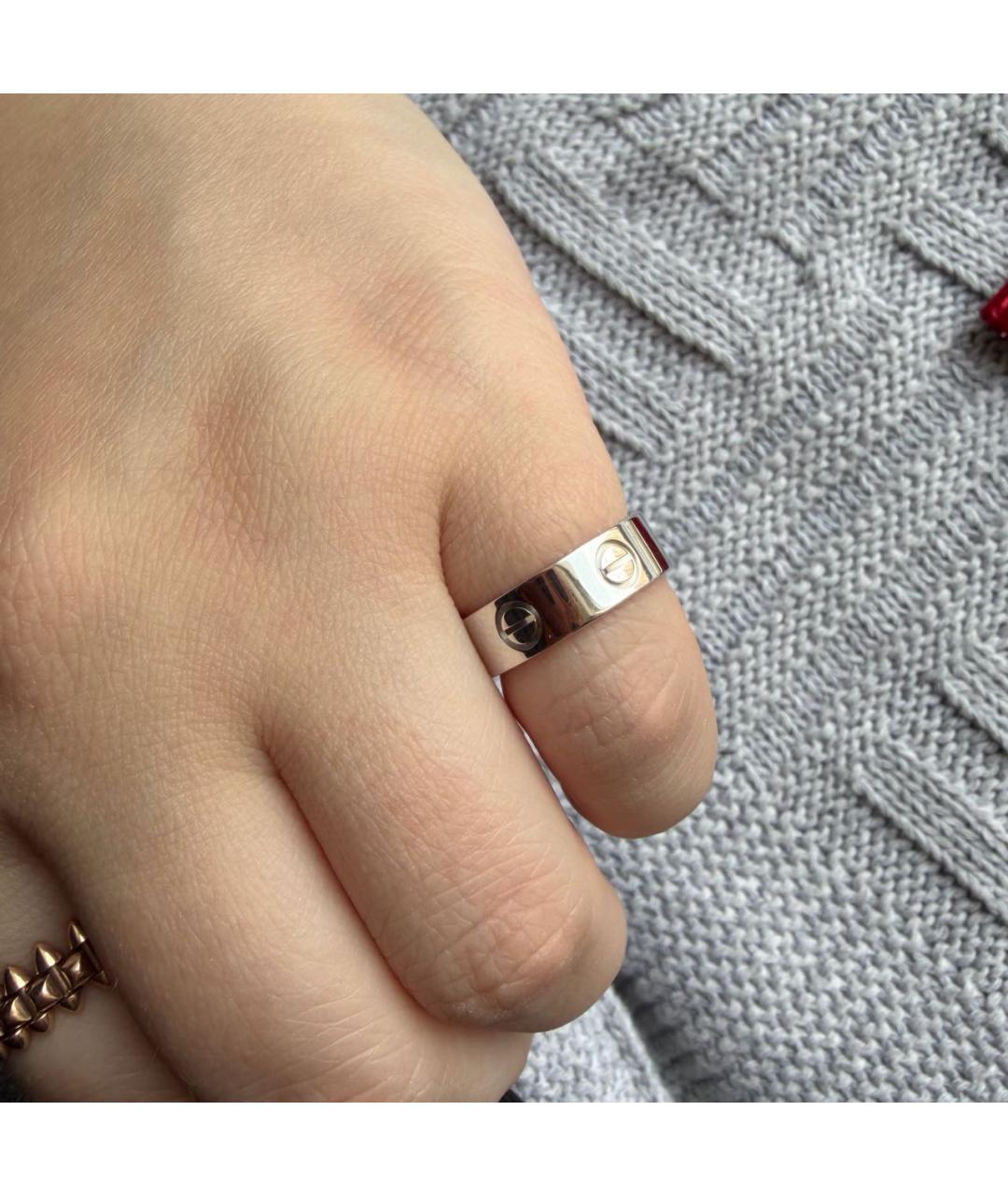 CARTIER Серебряное кольцо из белого золота, фото 6