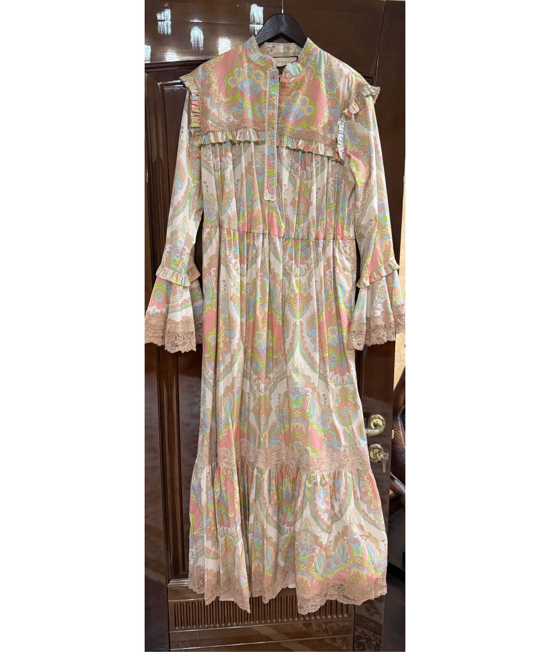 GUCCI Мульти платье, фото 4