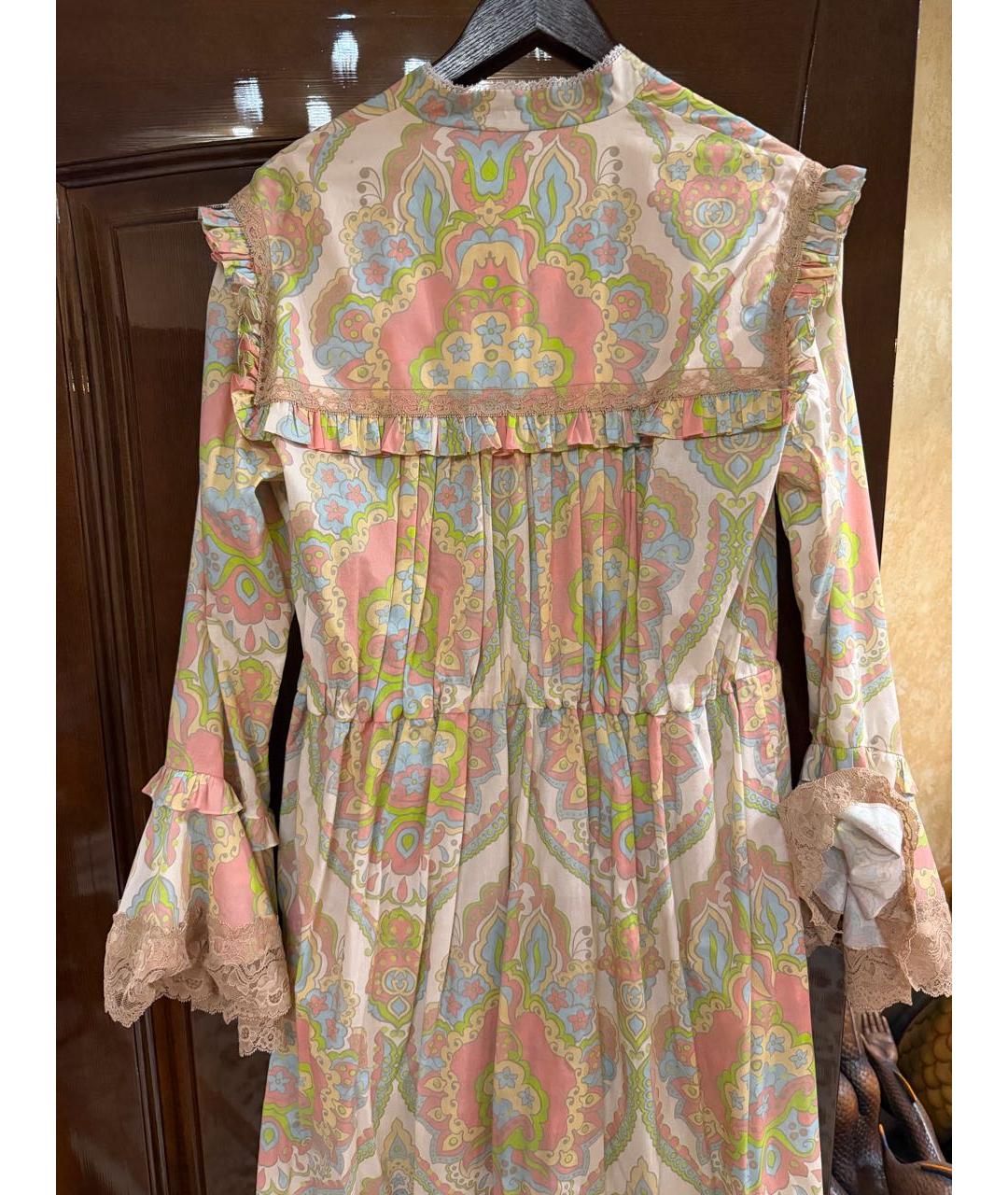 GUCCI Мульти платье, фото 3