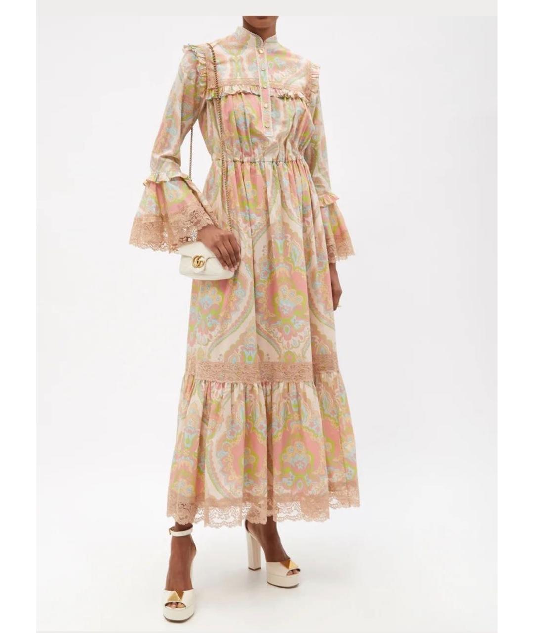 GUCCI Мульти платье, фото 2